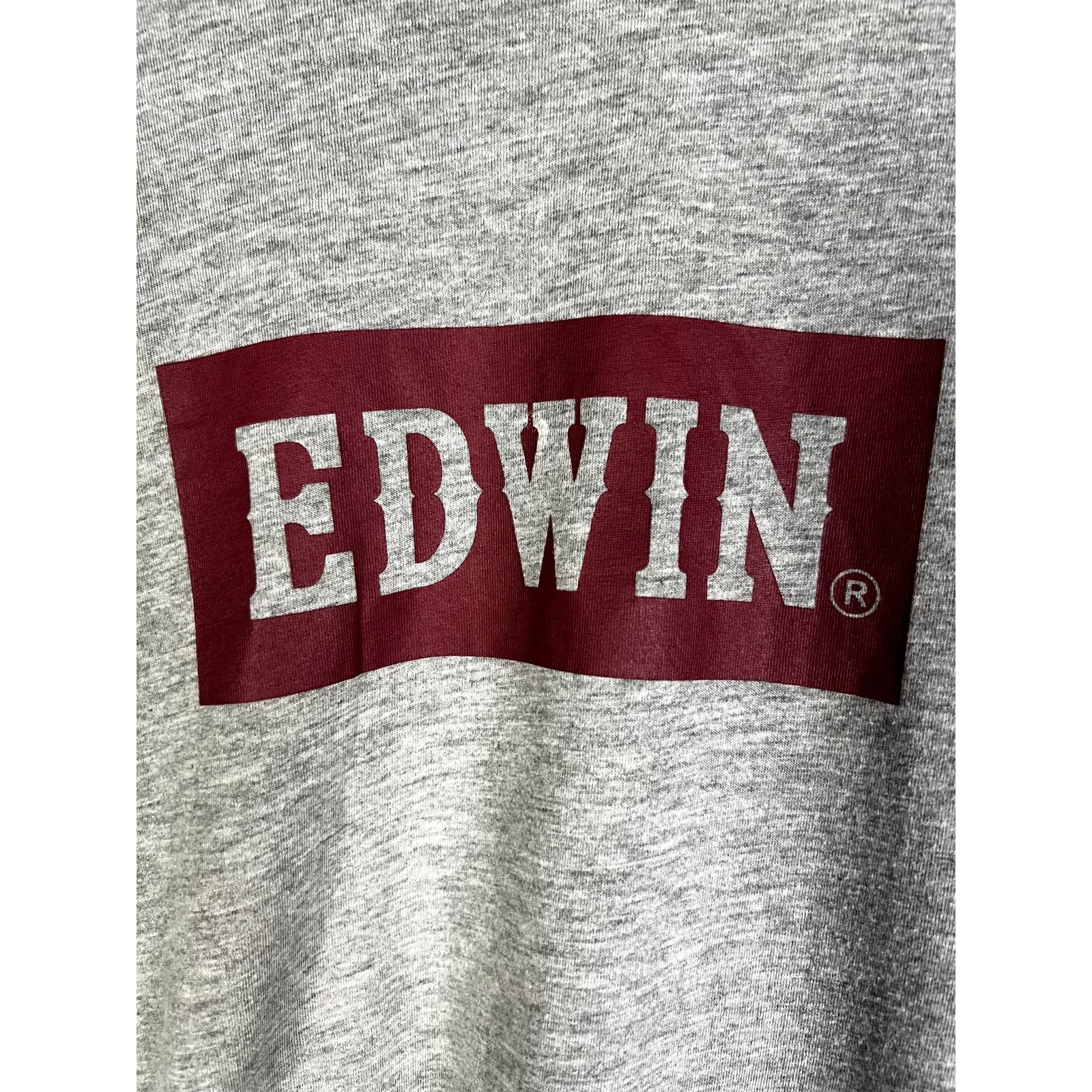 Edwin Men's Edwin Japan Long Sleeve Gray Logo T-Shirt - Size M Size US M / EU 48-50 / 2 - 2 Thumbnail