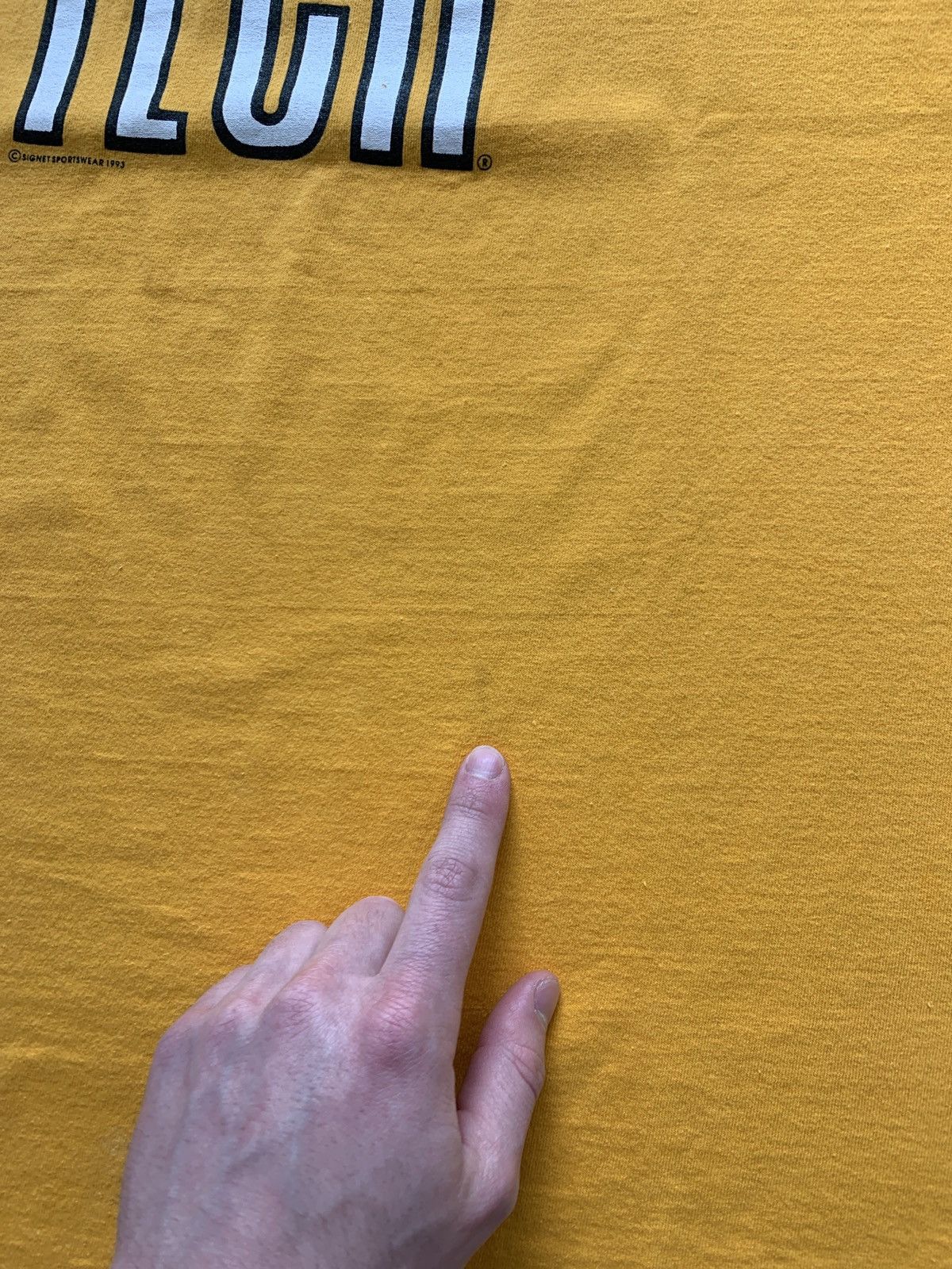 Vintage Crazy Vintage 90s Georgia Tech Graphic Tee Oversized Single Size US XL / EU 56 / 4 - 5 Thumbnail