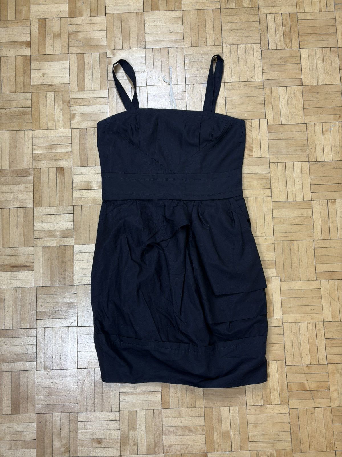 Marc Jacobs Marc by Marc Jacobs Black Cotton Bow Tie Short Black Dress Size M / US 6-8 / IT 42-44 - 1 Thumbnail