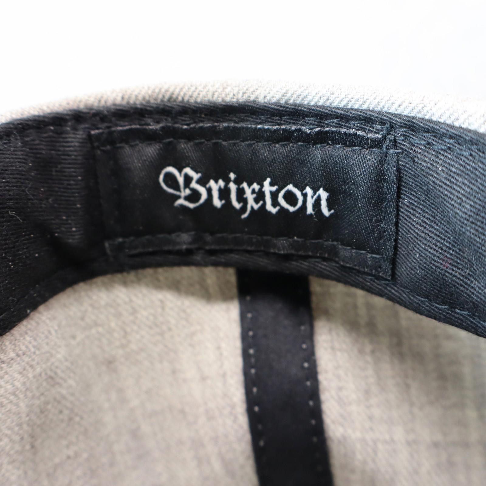 Off-White Brixton MFG Hat Cap SnapBack Black Grey Outdoors Patch Size ONE SIZE - 9 Thumbnail
