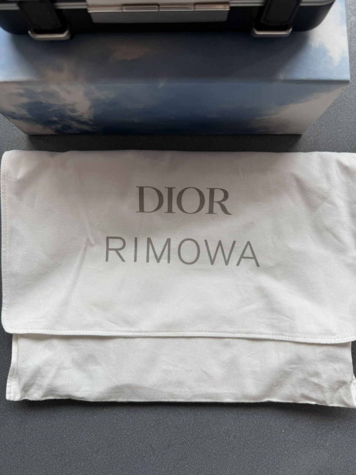 Rimowa Dior RIMOWA Personal Clutch On Strap Aluminum Black Size ONE SIZE - 12 Thumbnail