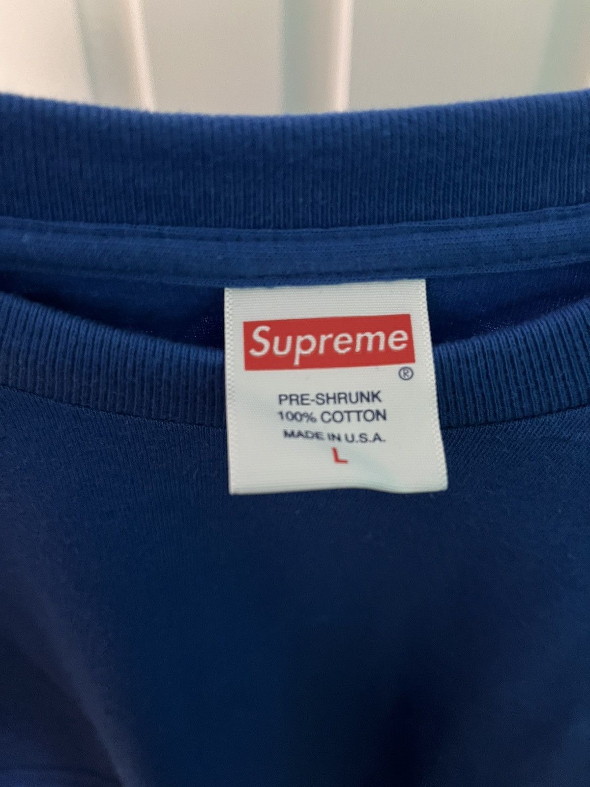 Supreme Supreme Long Tee Royal Blue Size US L / EU 52-54 / 3 - 2 Thumbnail