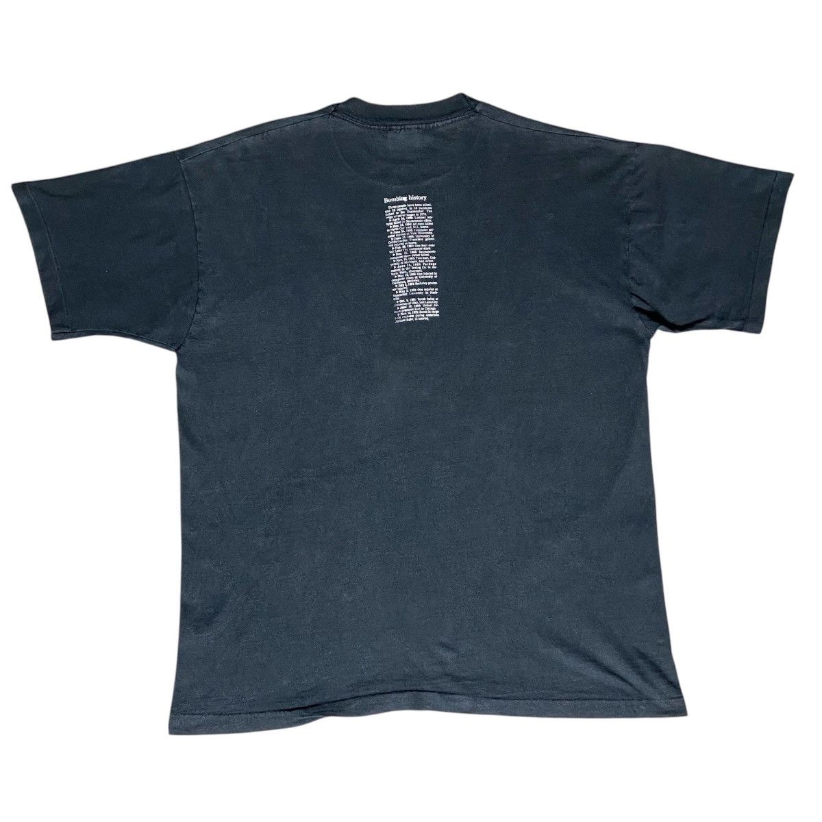 Vintage Vintage 90s Unabomber Montana Ted Kaczynski Graphic T-Shirt Size US XL / EU 56 / 4 - 2 Thumbnail
