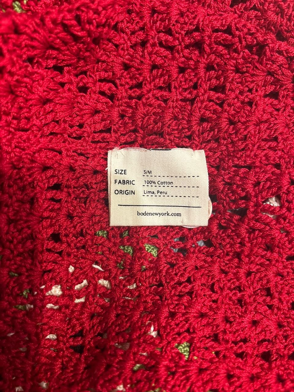 Bode Bode Red Winchester Rose Cardigan Size US M / EU 48-50 / 2 - 7 Thumbnail