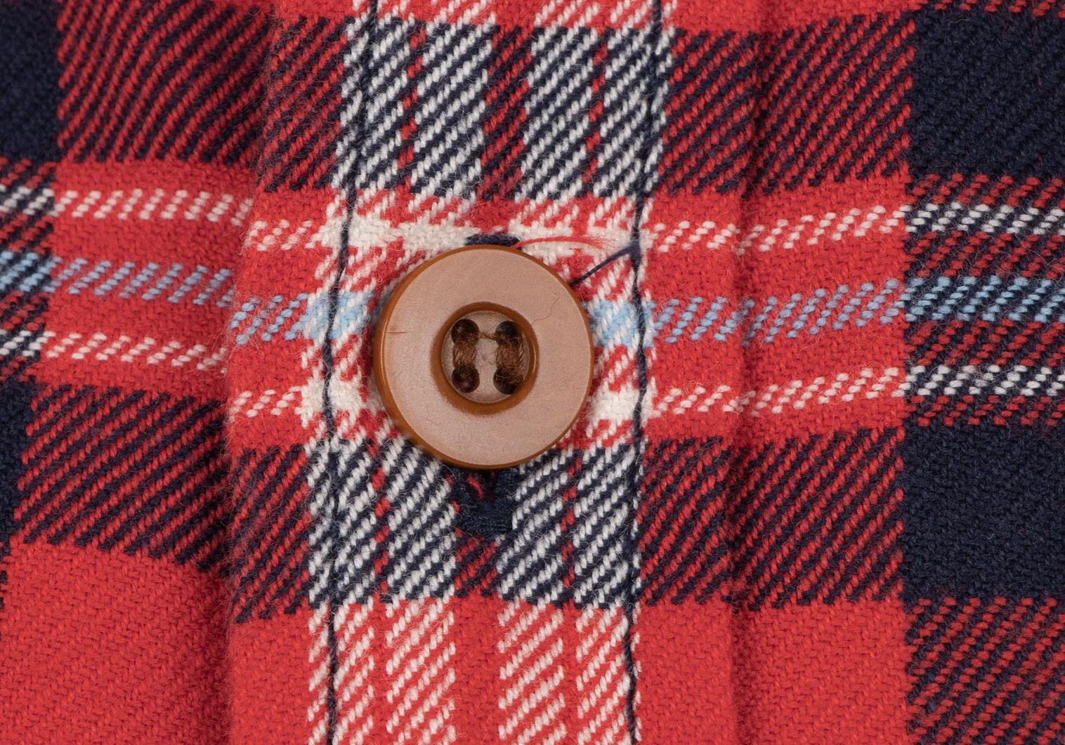 Junya Watanabe Checkered Flannel Shirt in Red and Navy, Size XS Size US XS / EU 42 / 0 - 5 Thumbnail