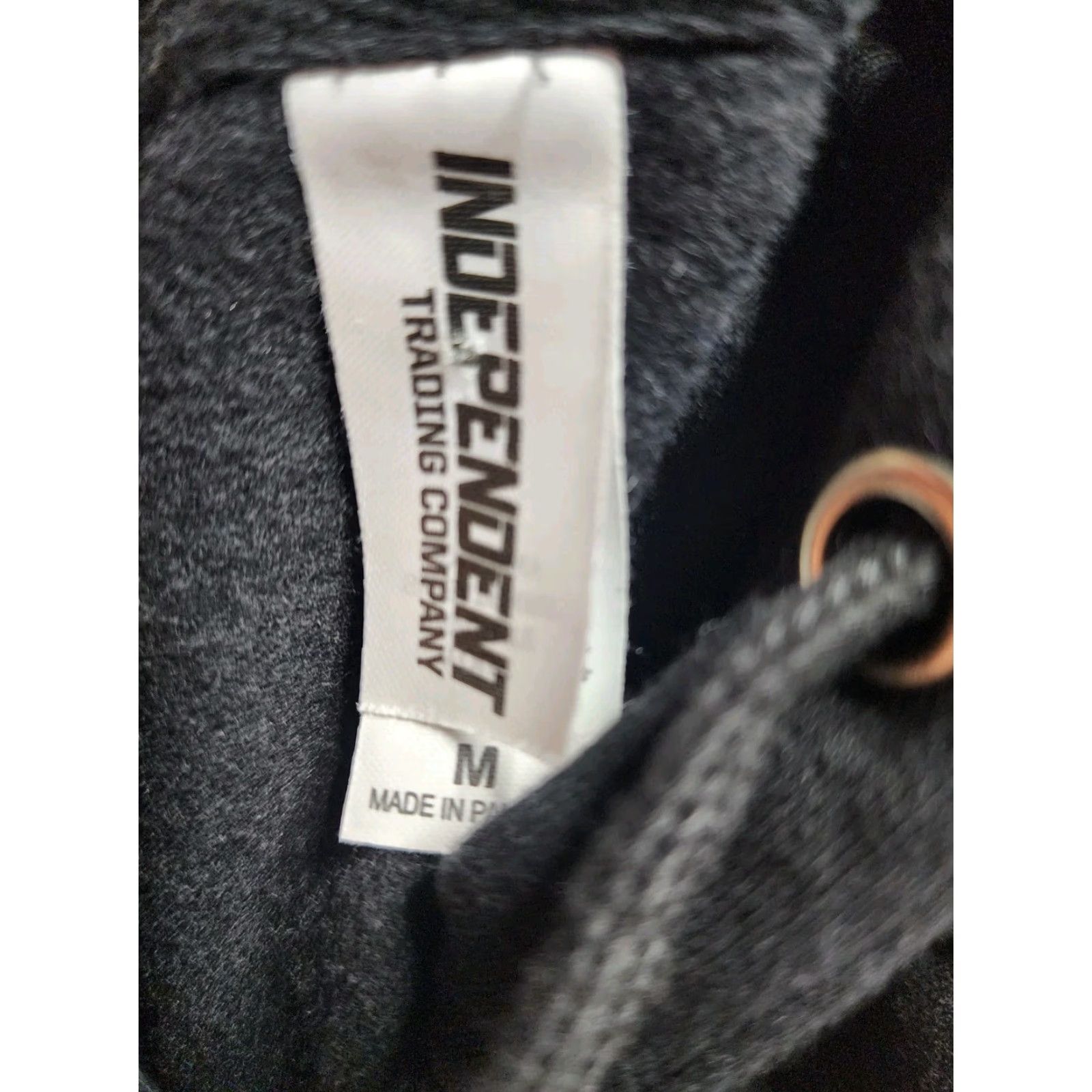 Vintage Men's M Black Cotton Blend Full Zip Hoodie Sweatshirt Graphic Print Have A Nice Day Fall Winter Casual Size US M / EU 48-50 / 2 - 6 Thumbnail
