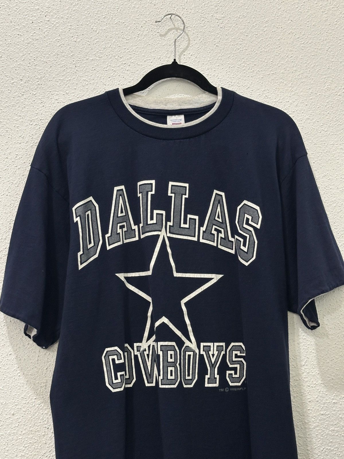 Logo 7 Vintage 90s Dallas Cowboys Logo 7 1992 NFL Double Sleeves XL Size US XL / EU 56 / 4 - 2 Thumbnail