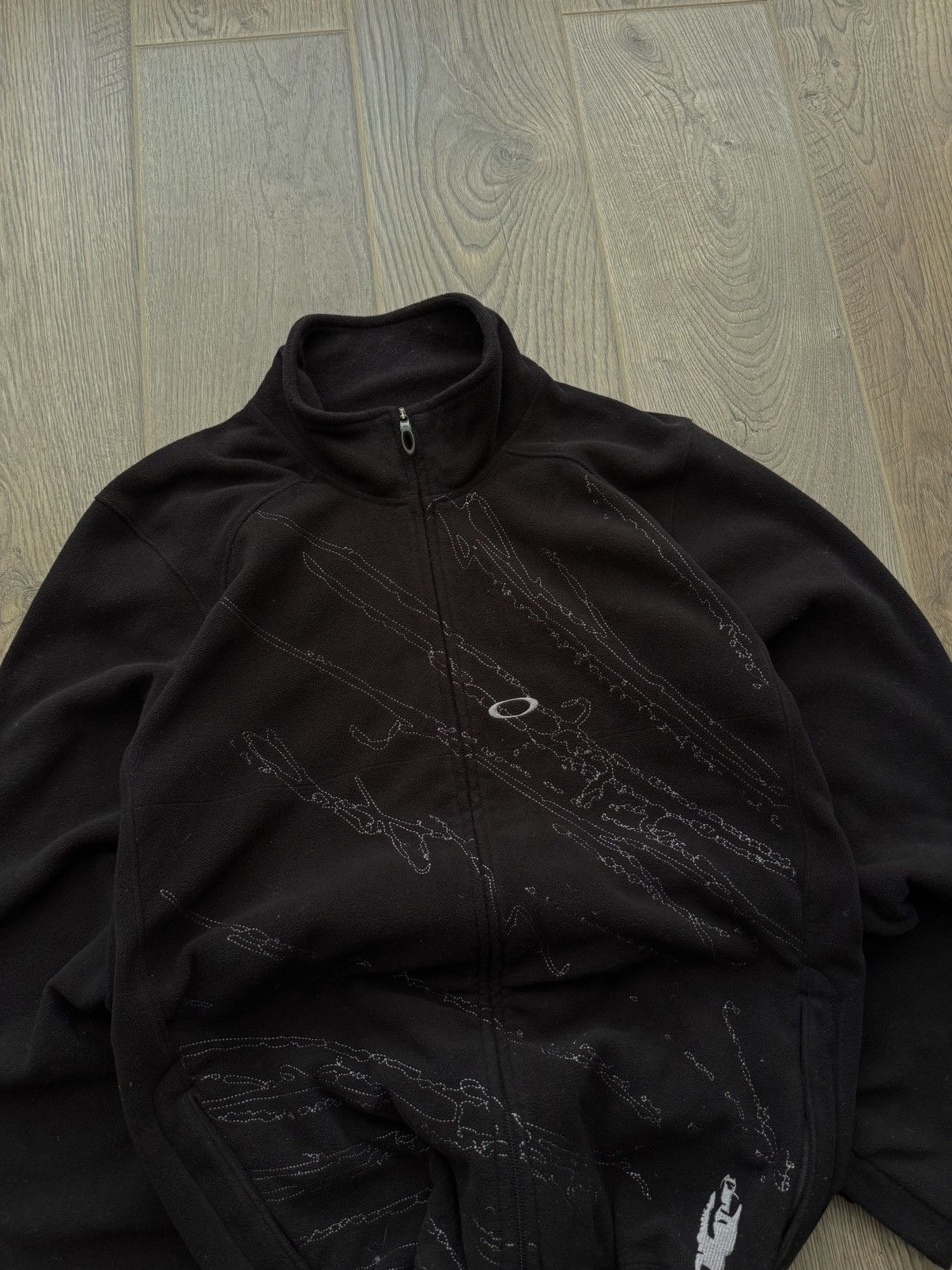 Oakley Vintage Oakley Zip-Up Fleece Jacket Outdoor Size US L / EU 52-54 / 3 - 2 Thumbnail