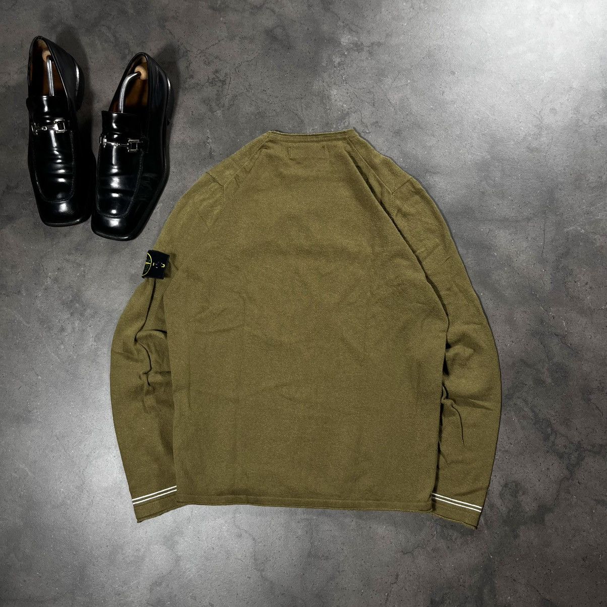 Stone Island Vintage Stone Island Massimo Osti Knit Sweater Drill Casual Size US M / EU 48-50 / 2 - 11 Thumbnail