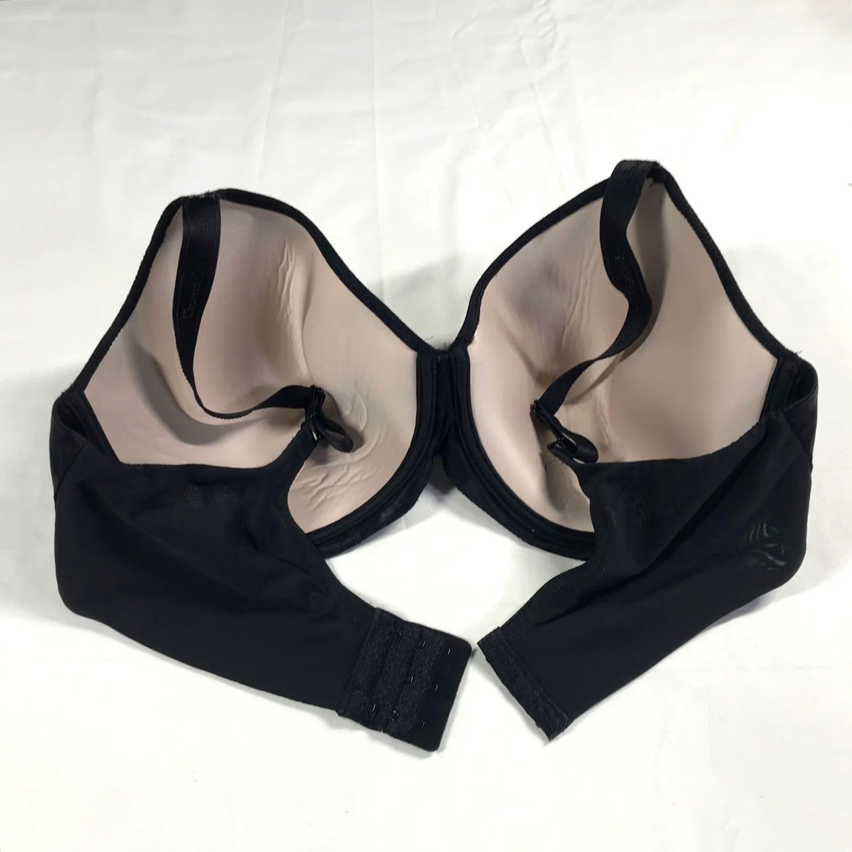 Vintage Chantelle Magnifique Black Lace Minimizer Bra 3781 WOMENS 40D Underwire Support Size ONE SIZE - 4 Thumbnail