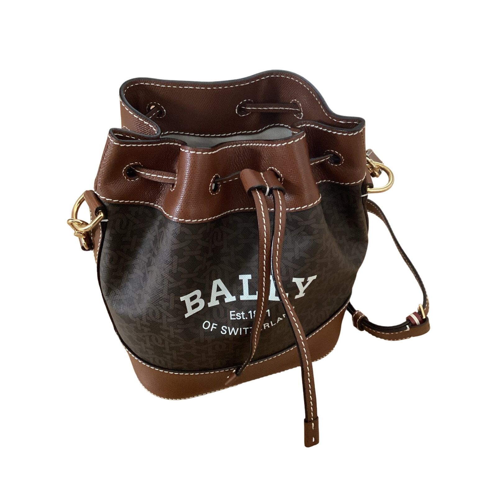 Bally NWT Bally Cleoh Bucket Monogram Logo Medium Bucket Bag Size ONE SIZE - 4 Thumbnail