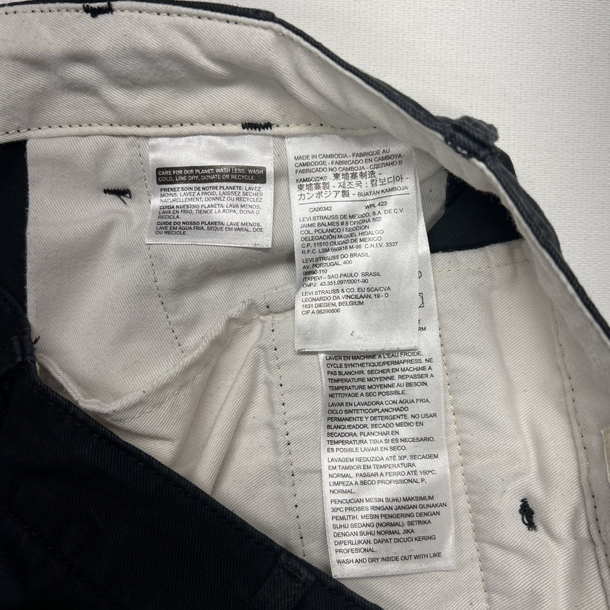 Levi's Levis Premium Cargo Pants Black Pocket Tactical Utility Y2K Size US 30 / EU 46 - 8 Thumbnail