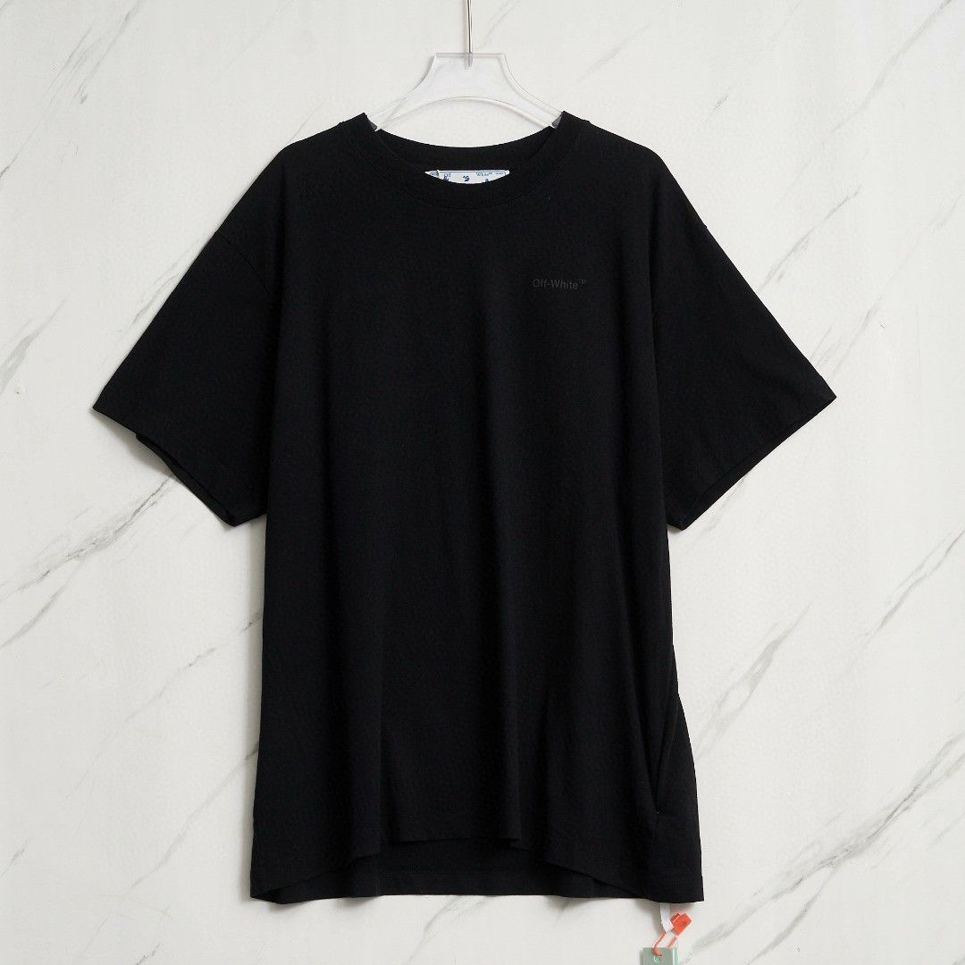 Off-White Off-White Men's Patch Round Neck T-Shirt Size US M / EU 48-50 / 2 - 1 Thumbnail