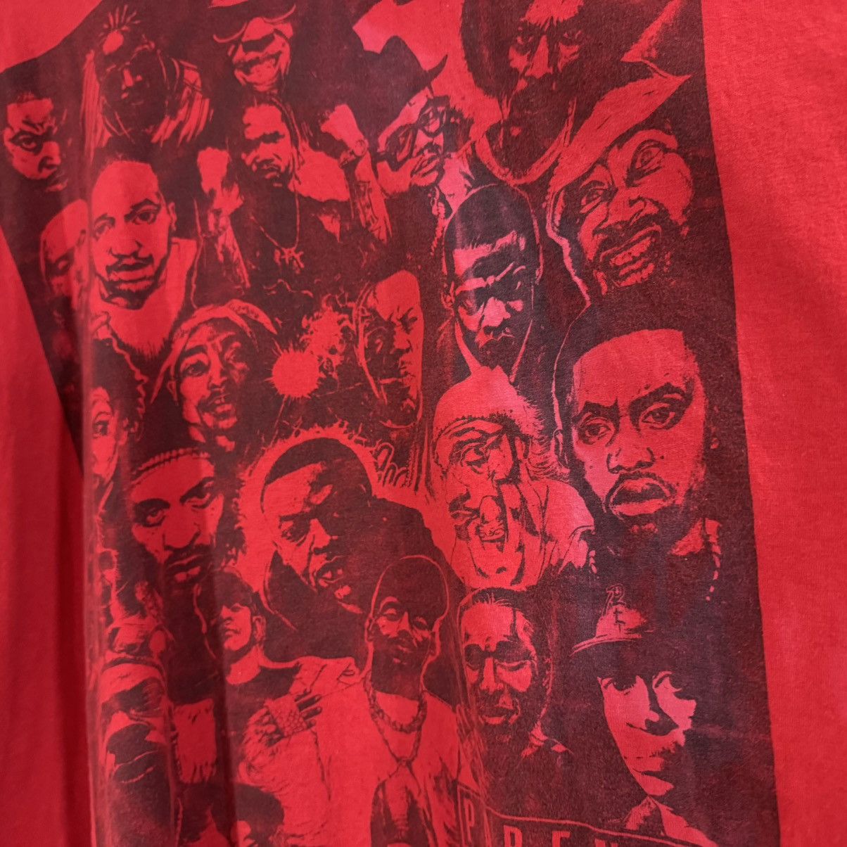 Vintage 3XL Vintage Y2K Rap Hip Hop Artist Collage T Shirt Mens 3XL Size US XXL / EU 58 / 5 - 2 Thumbnail