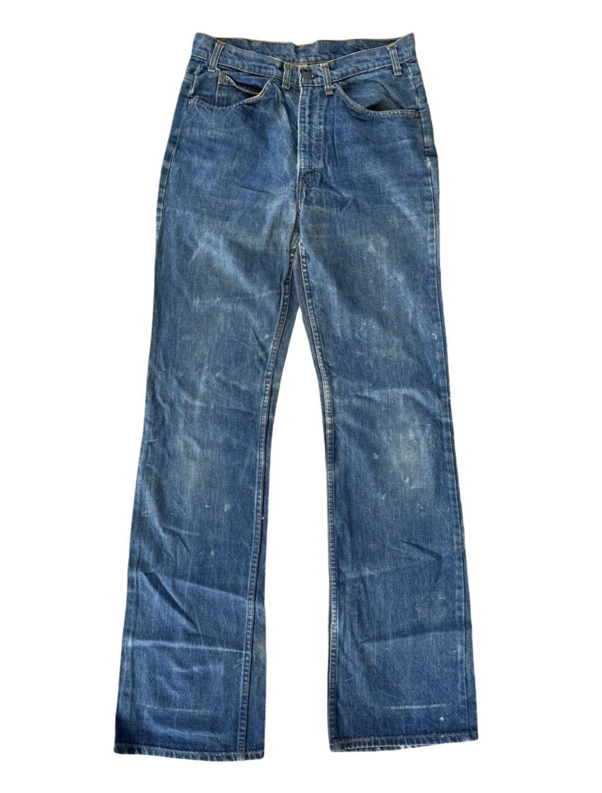 Levi's Vintage 70s Levi’s 517 Orange Tab 42Talon Flare Jeans Size US 31 - 1 Thumbnail