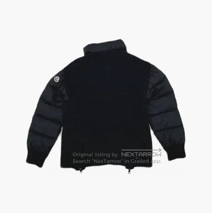Moncler Moncler Solid Spliced Puffer Sleeve Jacket. Size US M / EU 48-50 / 2 - 3 Thumbnail