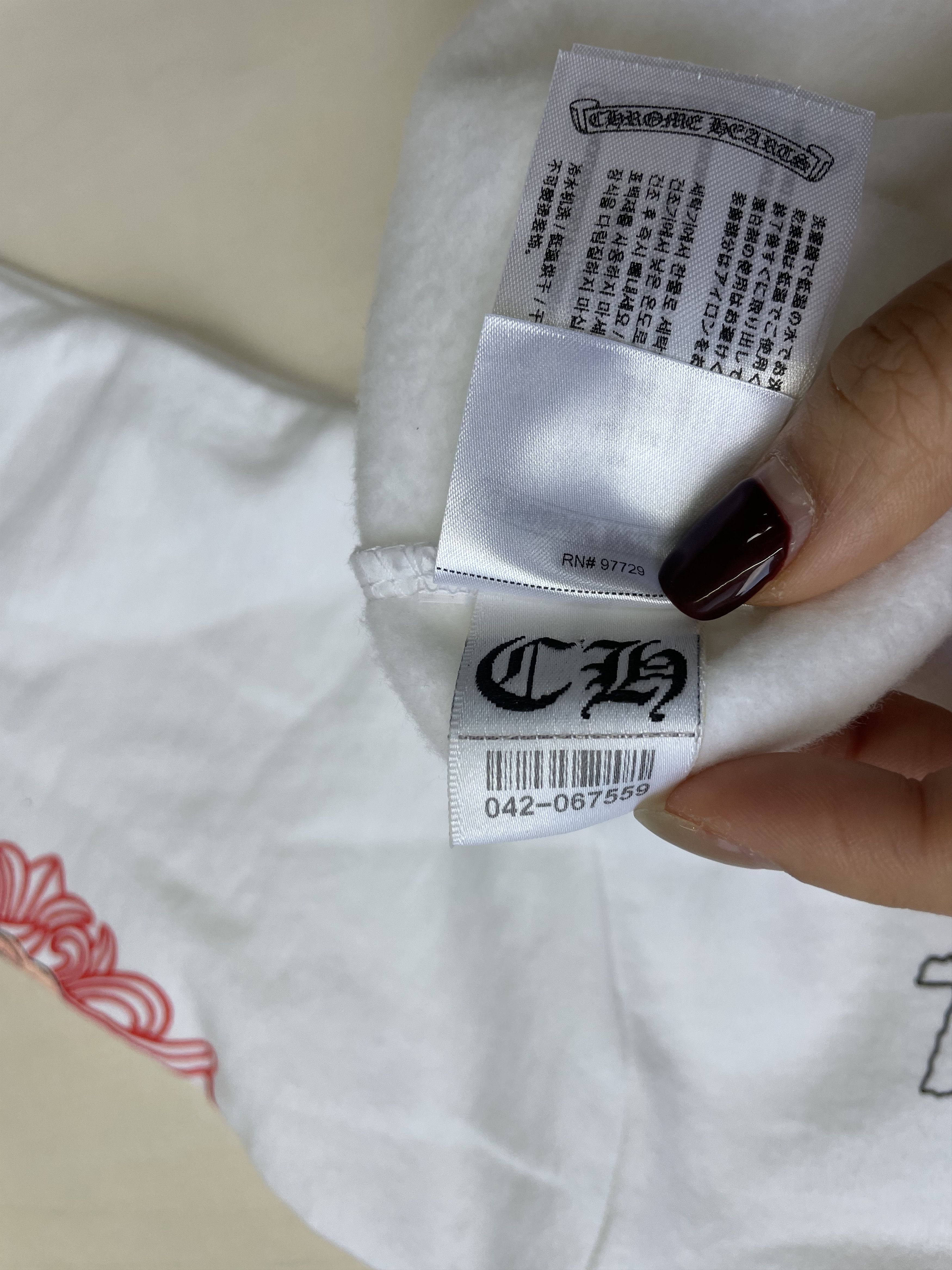 Chrome Hearts Chrome Hearts Deadly Doll Horseshoe White Kids Sweatshirt Size US XXS / EU 40 - 12 Thumbnail