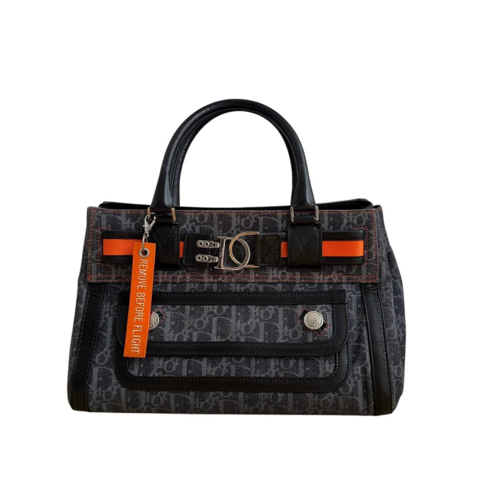 Christian Dior Monsieur Christian Dior Women's Grey and Blue Bag Size ONE SIZE - 1 Thumbnail