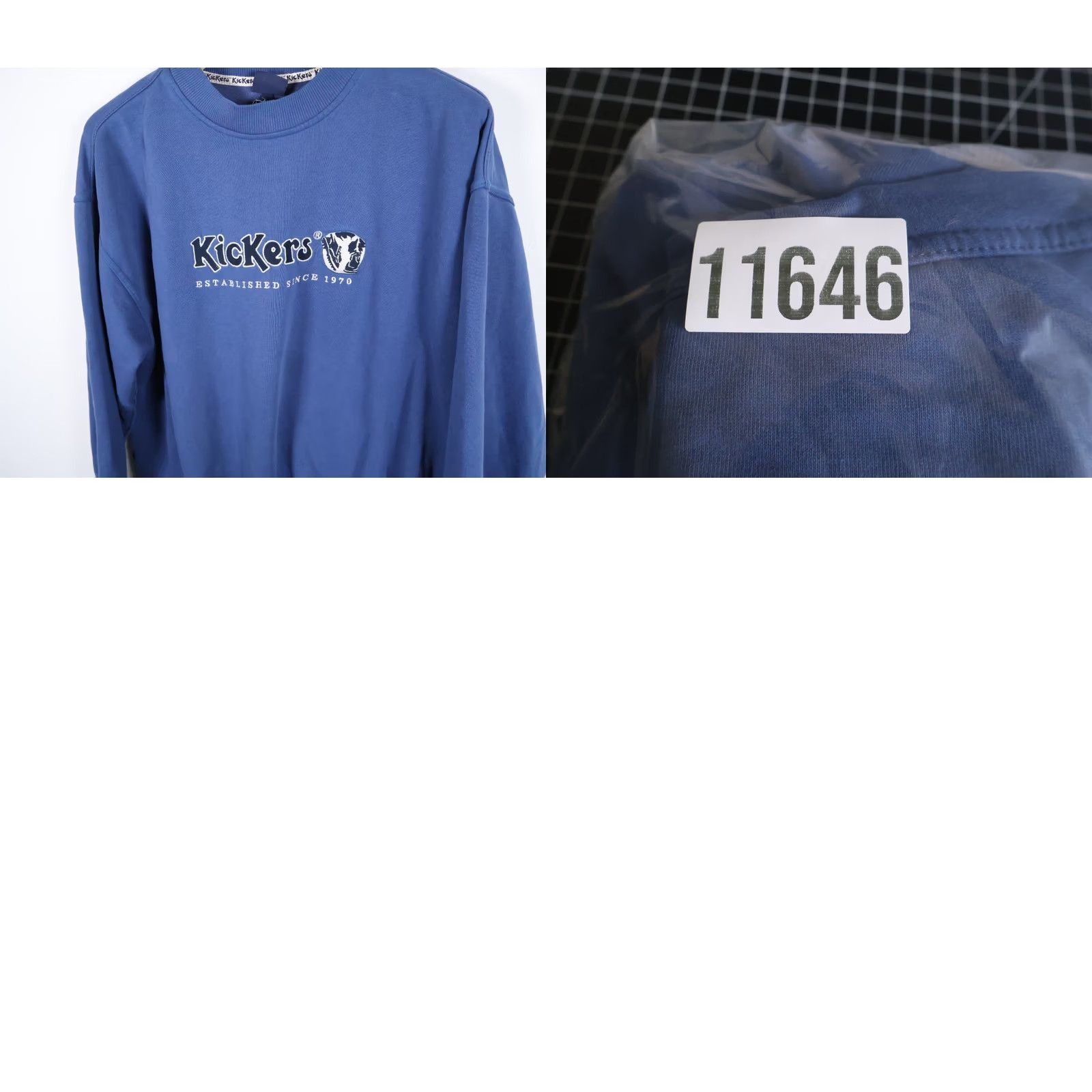 Kickers VINTAGE Kickers Sweatshirt Crewneck Adult XL Blue Embroidered Logo 80s Retro Sports Graphic Print Hoodie? Size US XL / EU 56 / 4 - 9 Thumbnail