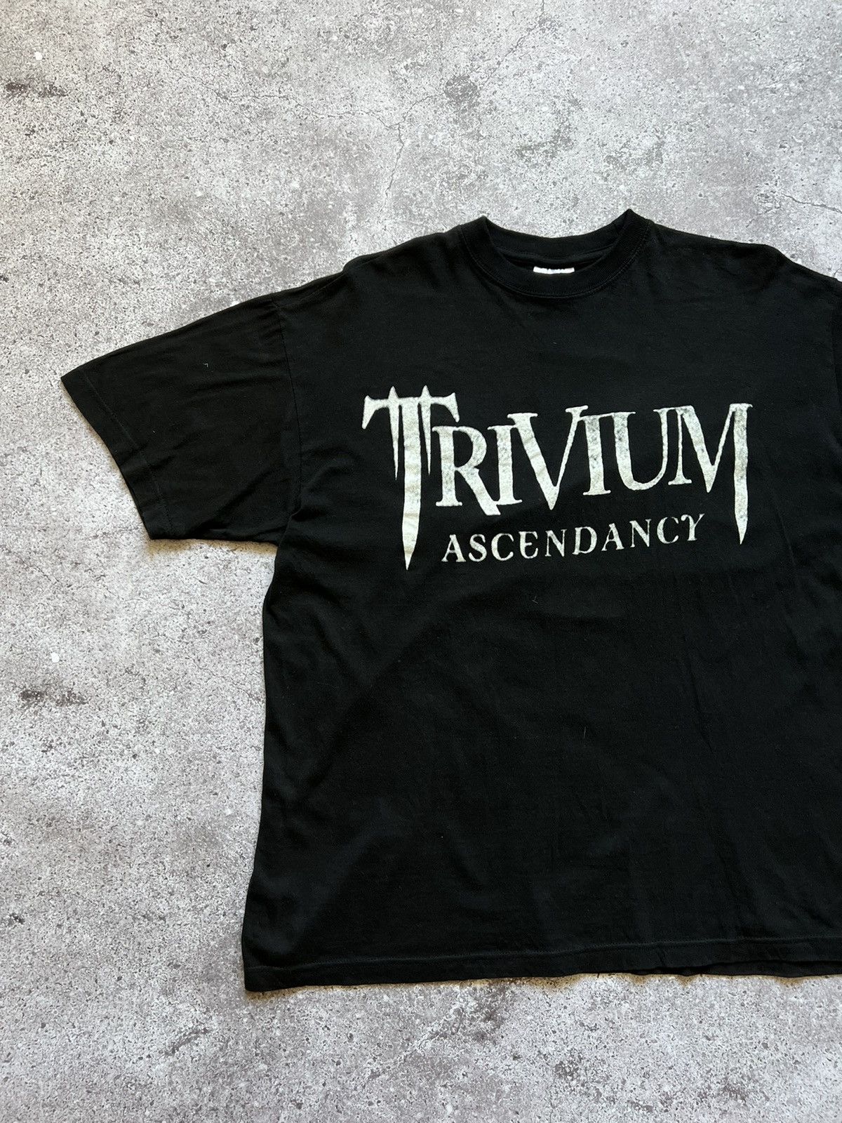 Band Tees × Vintage Vintage 2006 Trivium Ascendancy Tour Metal Band T-shirt Size US L / EU 52-54 / 3 - 2 Thumbnail
