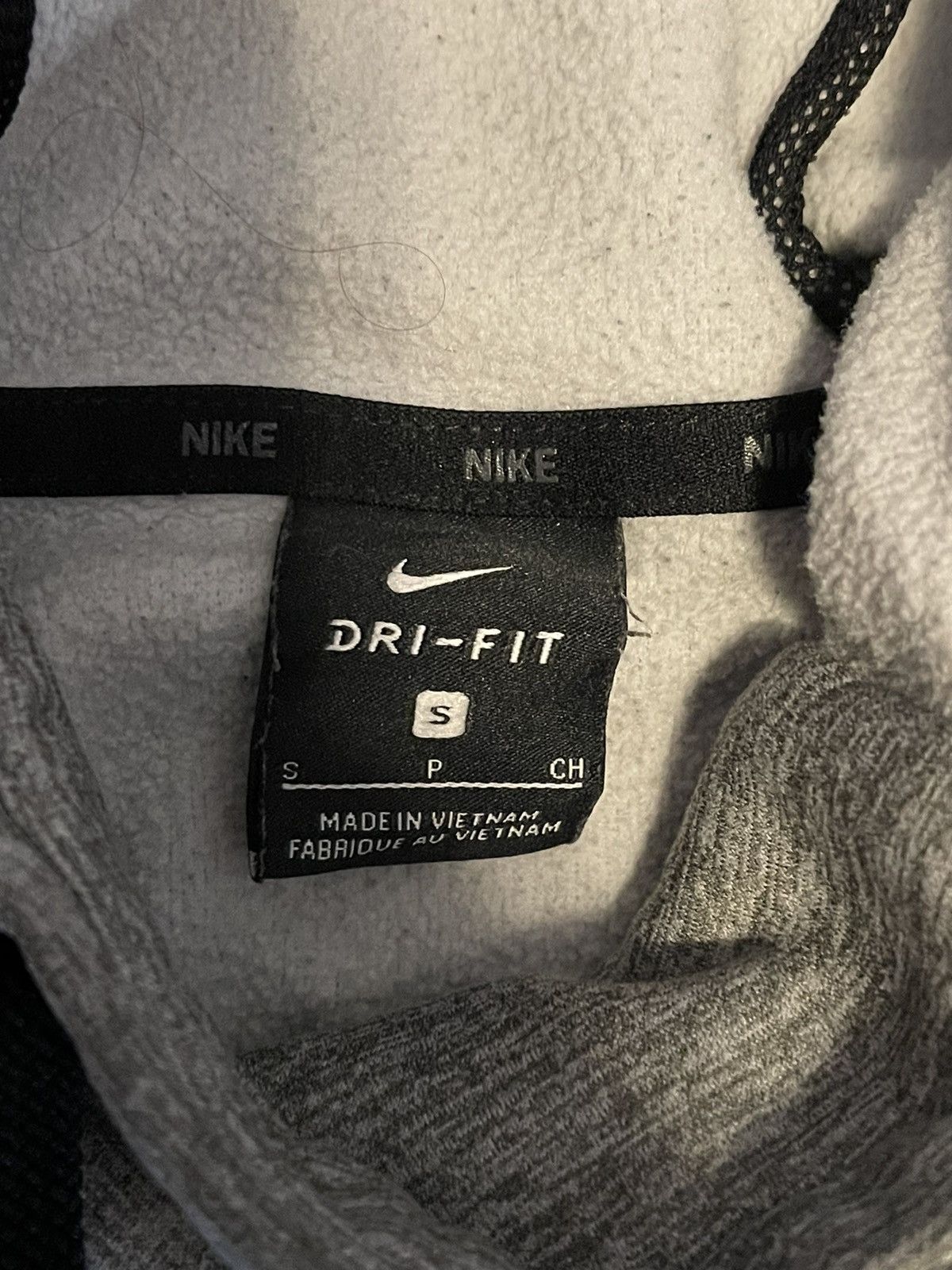 Nike GREY NIKE DRI-FIT HOODIE✔️ Size US S / EU 44-46 / 1 - 2 Thumbnail