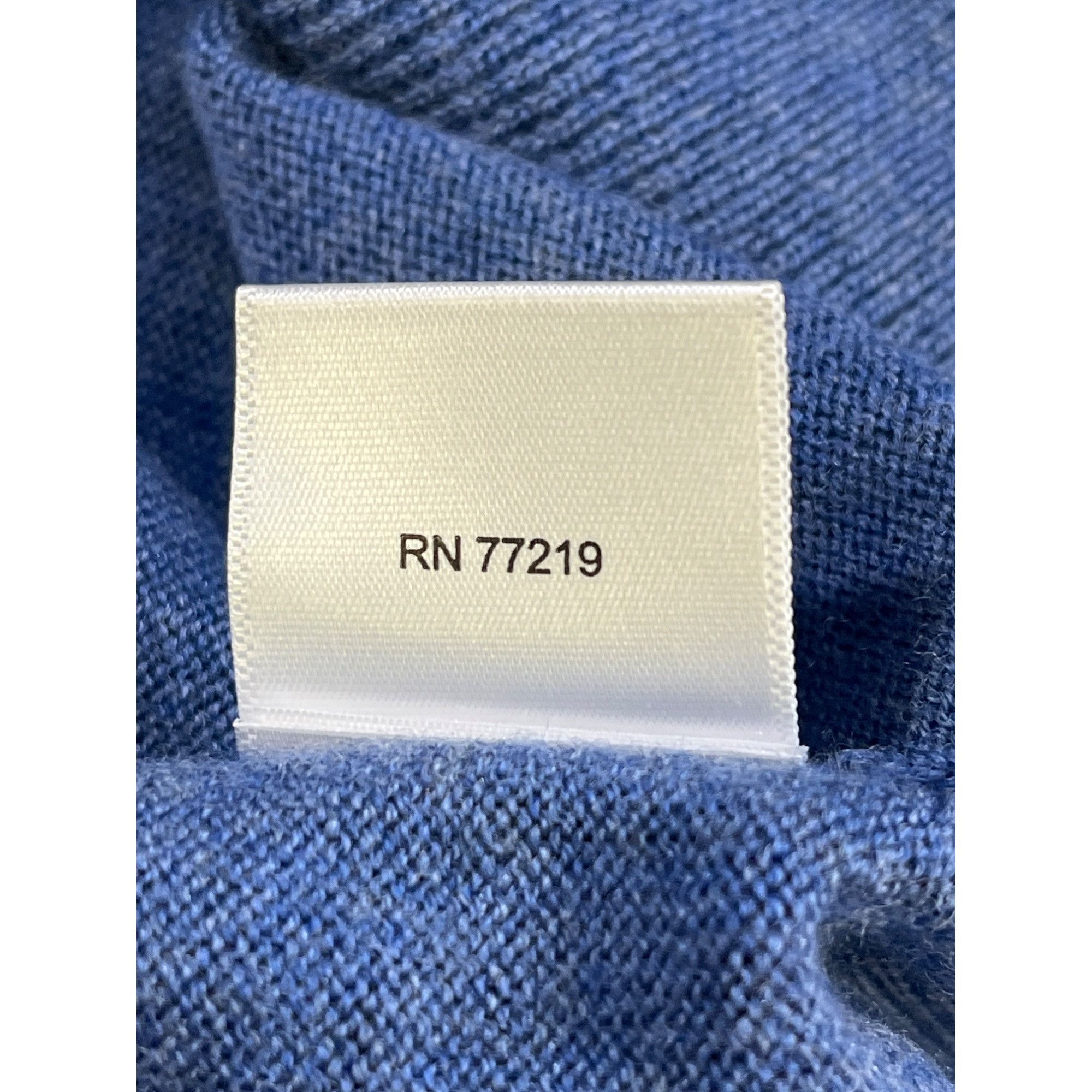 Jos. A. Bank Jos A Bank Traveler Mens Blue V Neck Knit Sweater Size XL SK Size US XL / EU 56 / 4 - 6 Thumbnail
