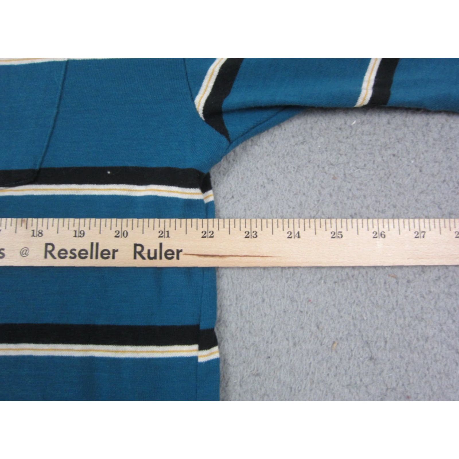 Vintage VINTAGE Puritan Polo Shirt Mens Blue Striped 90s 80s 70s 60s Golf Casual Short Sleeve L Size US L / EU 52-54 / 3 - 7 Thumbnail