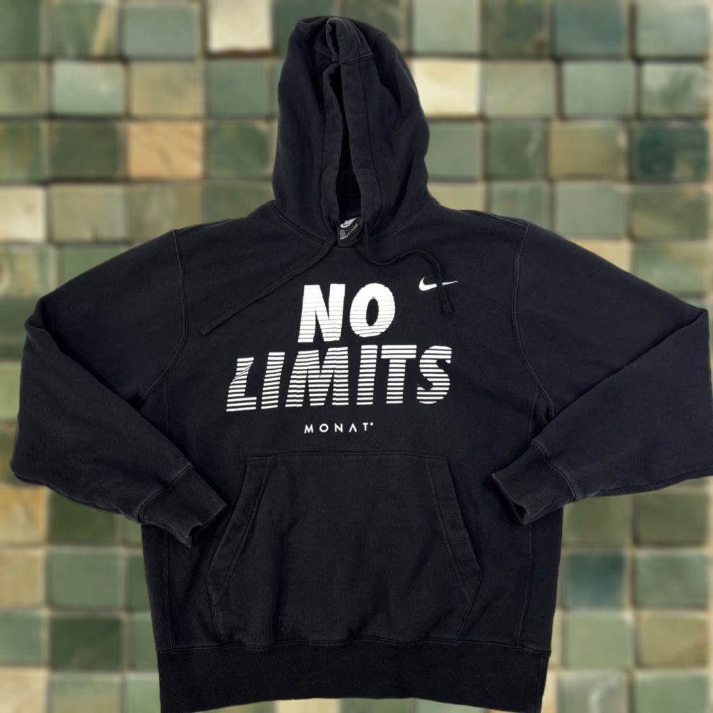 Nike MONAT x Nike No Limits Hoodie Mens M Black Pullover Collab Size US M / EU 48-50 / 2 - 1 Thumbnail