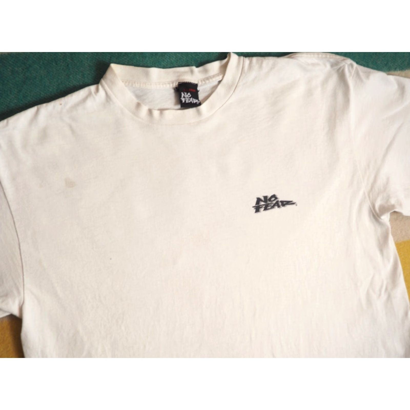 No Fear VTG 90s No Fear Tee Shirt Mens XL Beige Grunge Graphic Tee T-Shirt USA Short Sleeve Vintage 1990s Casual Size US XL / EU 56 / 4 - 6 Thumbnail
