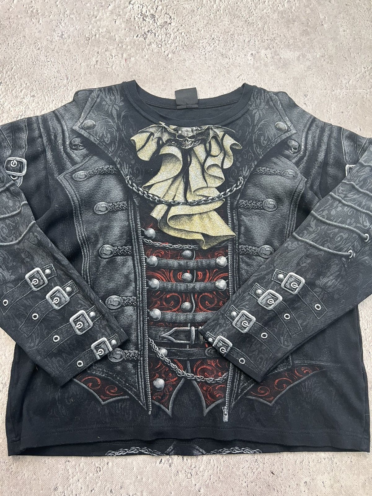 Vintage Y2K addiction type Goth Opium t-shirt Longsleeve