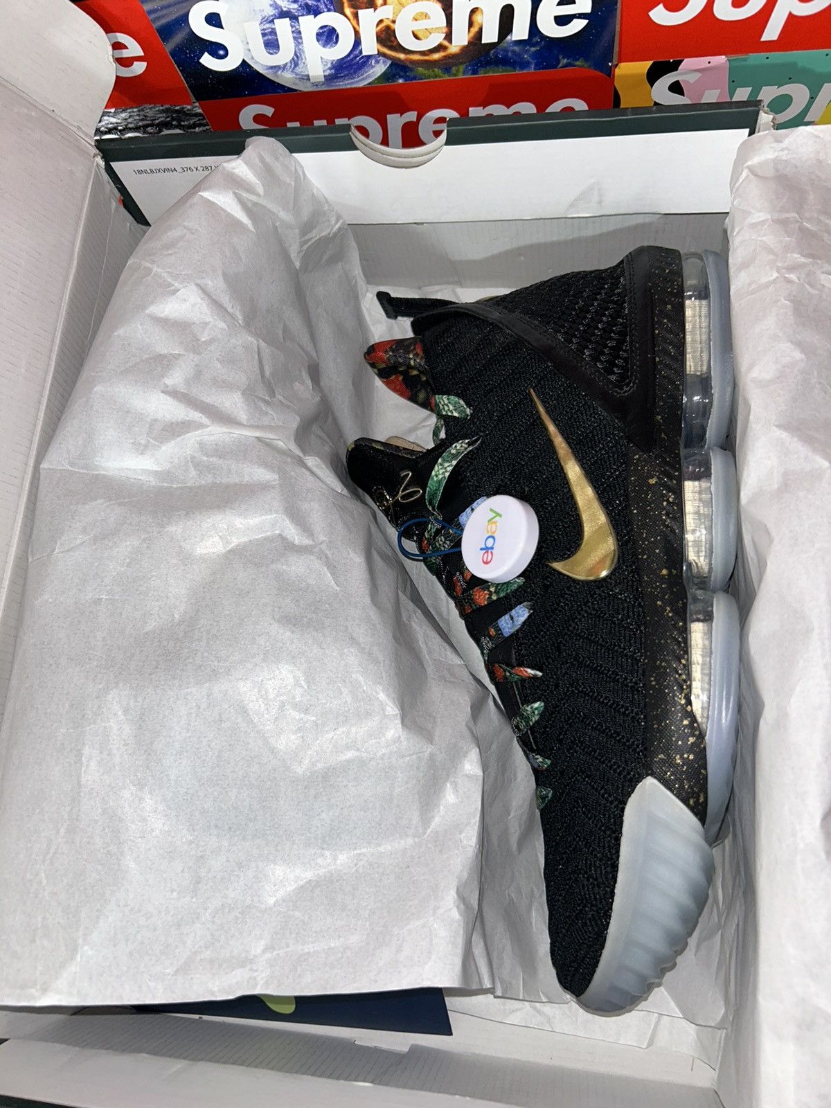 Nike NEW Nike LeBron 16 ‘Watch the Throne’ CI1518-001 size 12 NEW Size US 12 / EU 45 - 12 Thumbnail