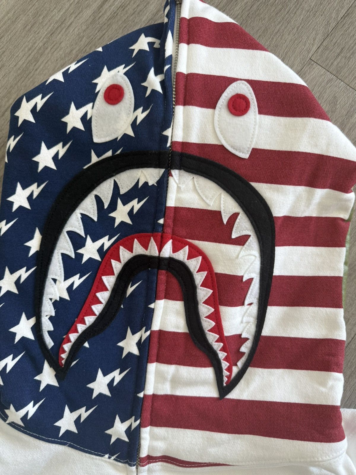 Bape Bape USA Shark Full Zip Size US XL / EU 56 / 4 - 12 Thumbnail