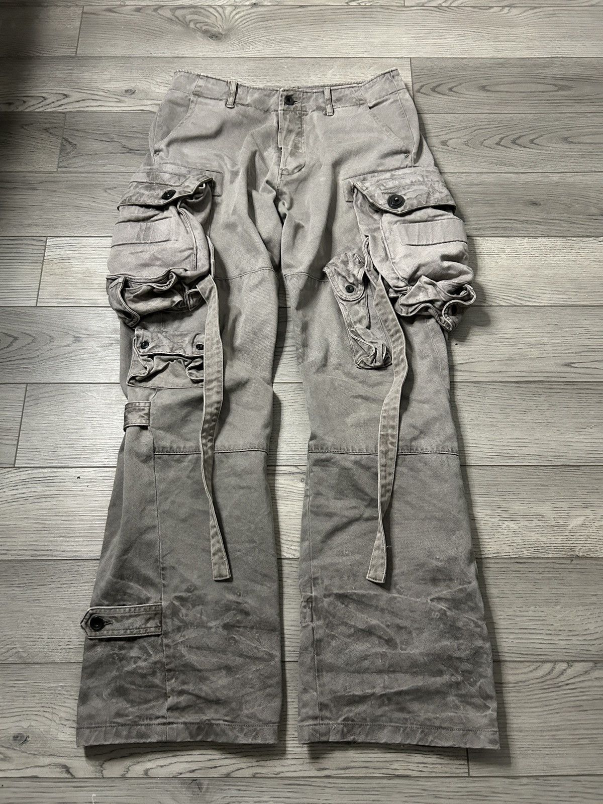 unknown gas mask cargo pants bondage Y2K