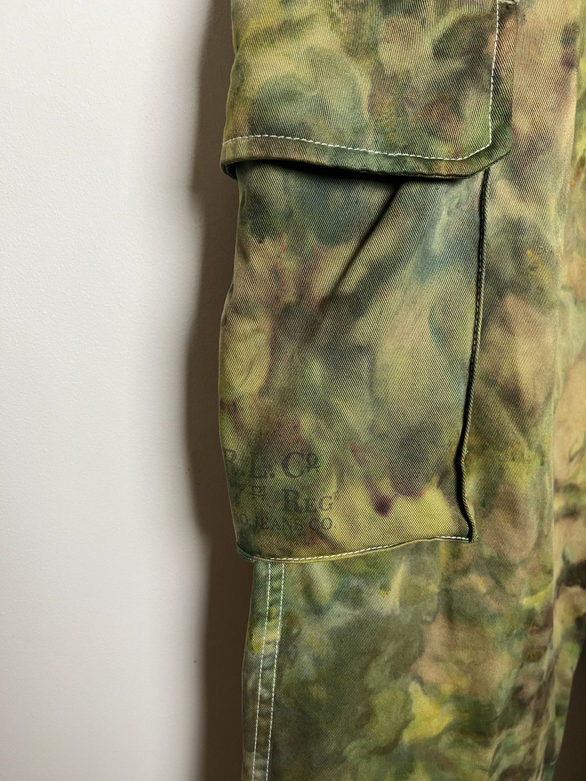 Polo Ralph Lauren ralph lauren tie dye cargo camo multipocket army pants Size US 33 - 7 Thumbnail
