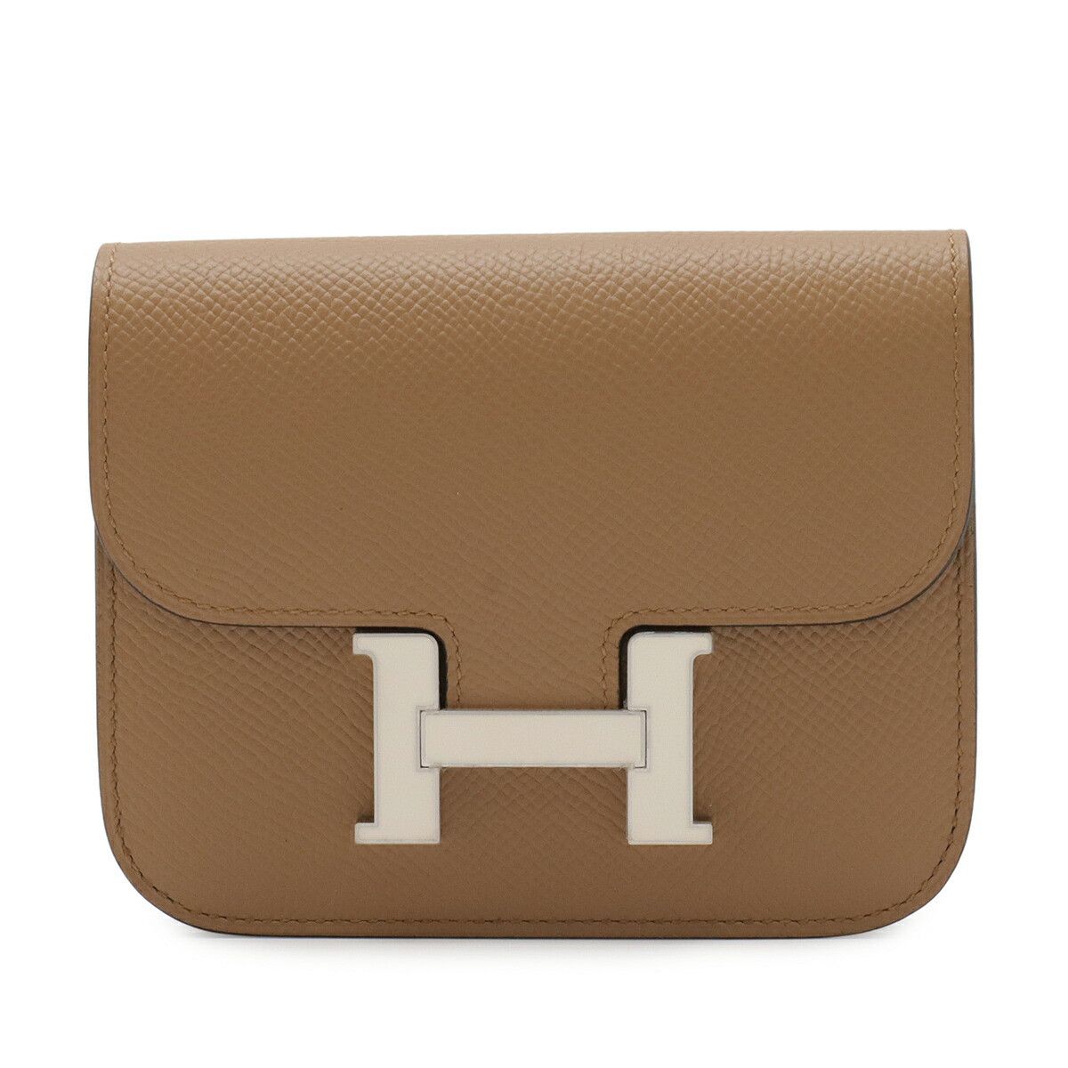 Hermes Hermes Hermes Constance Slim Veau Epsom bifold wallet Leather Short Wallet Stamp U (2022) DUTY FREE for USA Size ONE SIZE - 1 Thumbnail