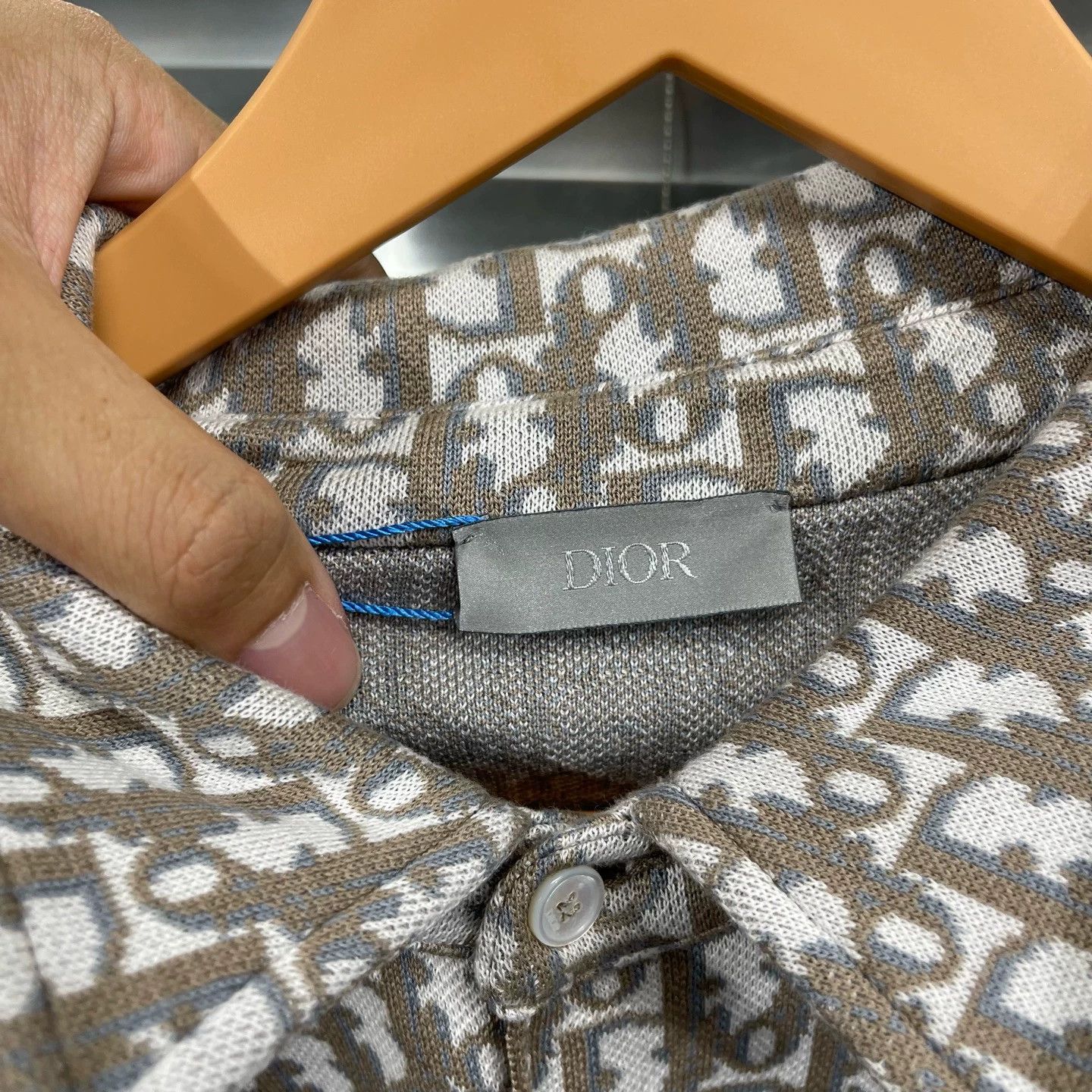 Dior Dior Oblique All Over Print Shirts XL Size US XL / EU 56 / 4 - 3 Thumbnail