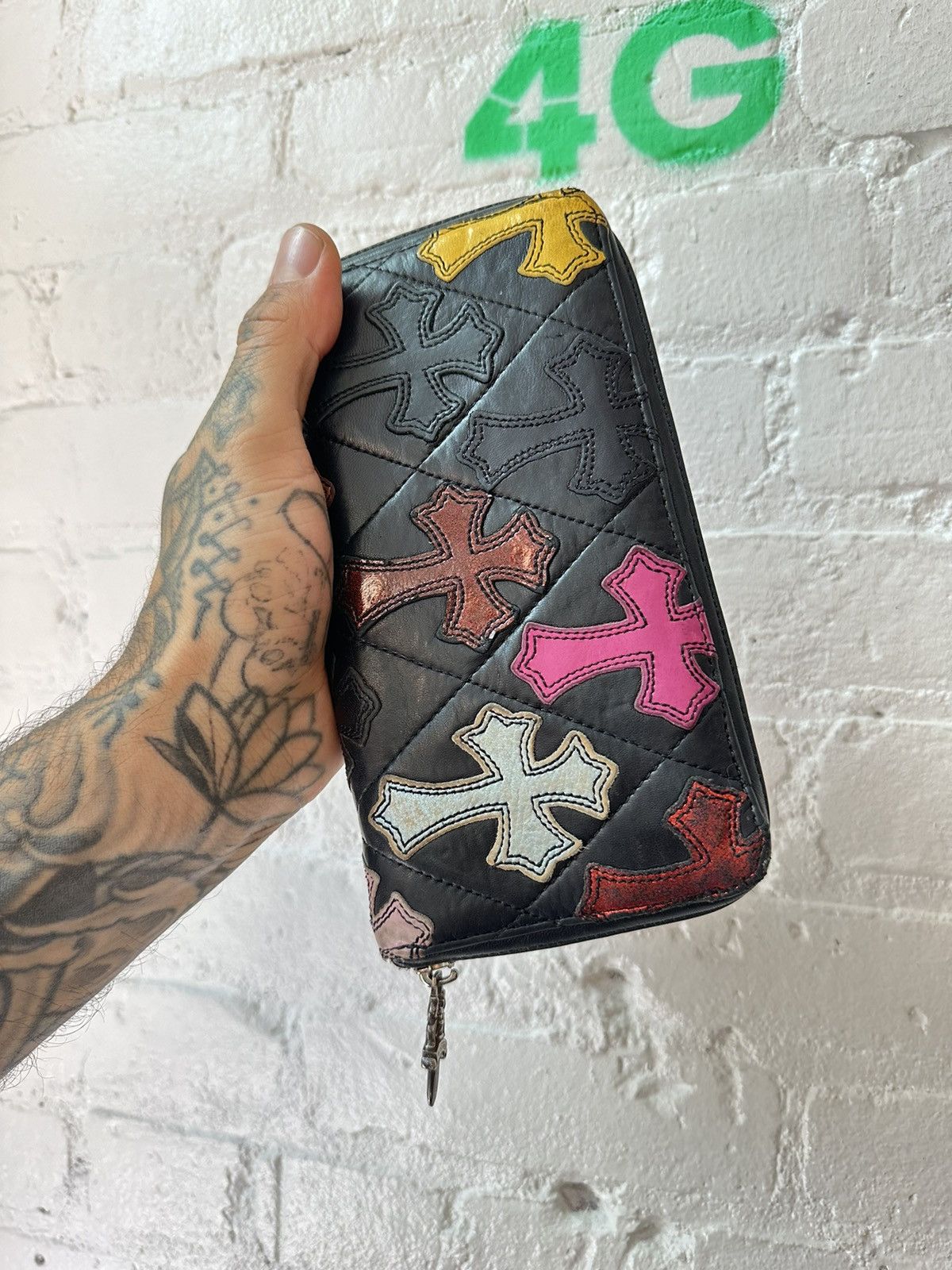 Chrome Hearts CHROME HEARTS FLOODED CROSS WALLET Size ONE SIZE - 1 Thumbnail