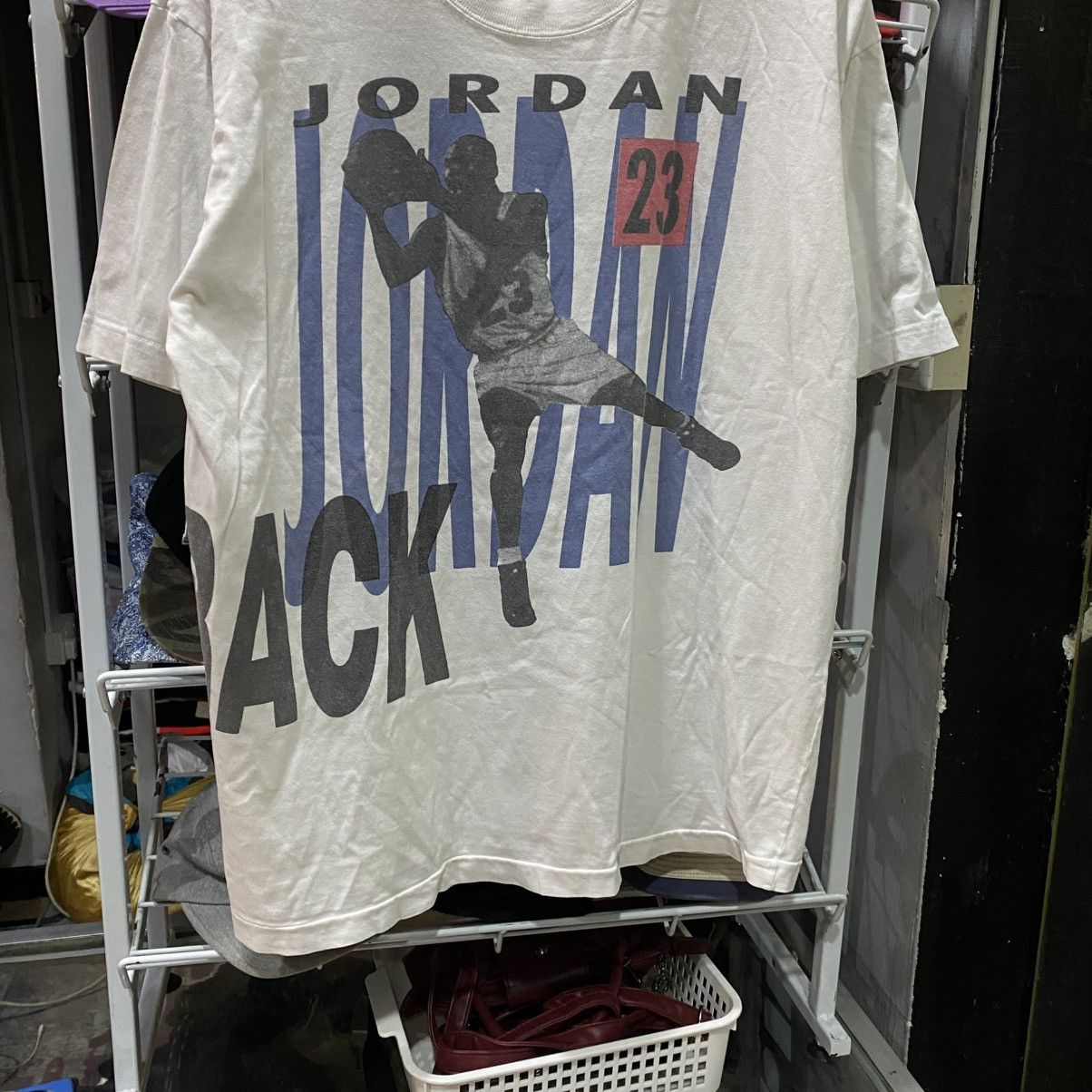 NBA × Nike × Vintage Vintage 90s NIKE Jordan And Pippen Perfect Condition Tee Size US L / EU 52-54 / 3 - 4 Thumbnail