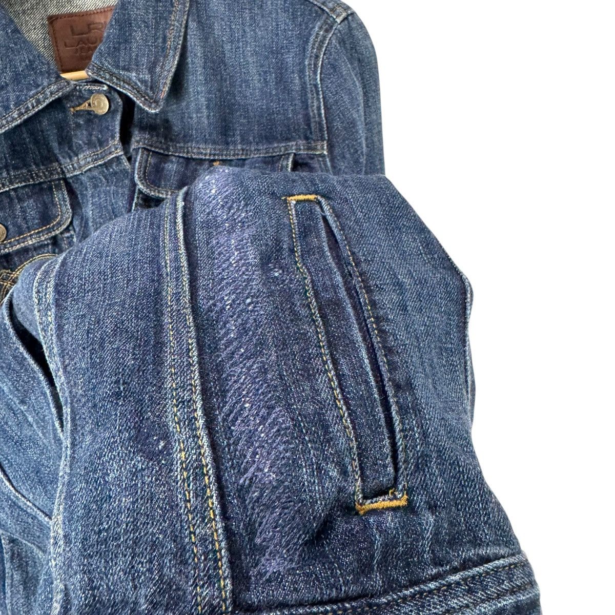 Lauren Ralph Lauren 🔥 LAUREN RL NATIVE DENIM CUSTOM JACKET Size L / US 10 / IT 46 - 8 Thumbnail