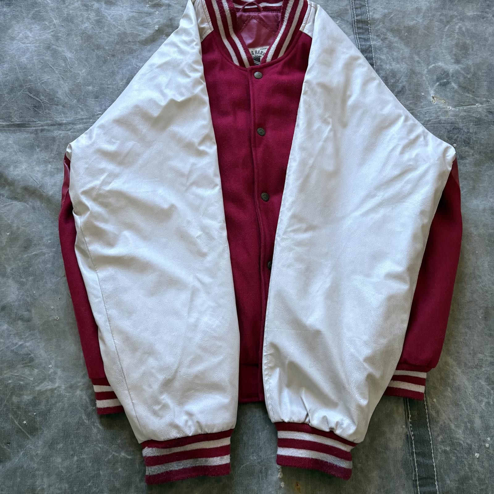 Steve And Barrys Vintage Y2K Steve & Barry’s Oklahoma Sooners Varsity Jacket Size US XL / EU 56 / 4 - 7 Thumbnail