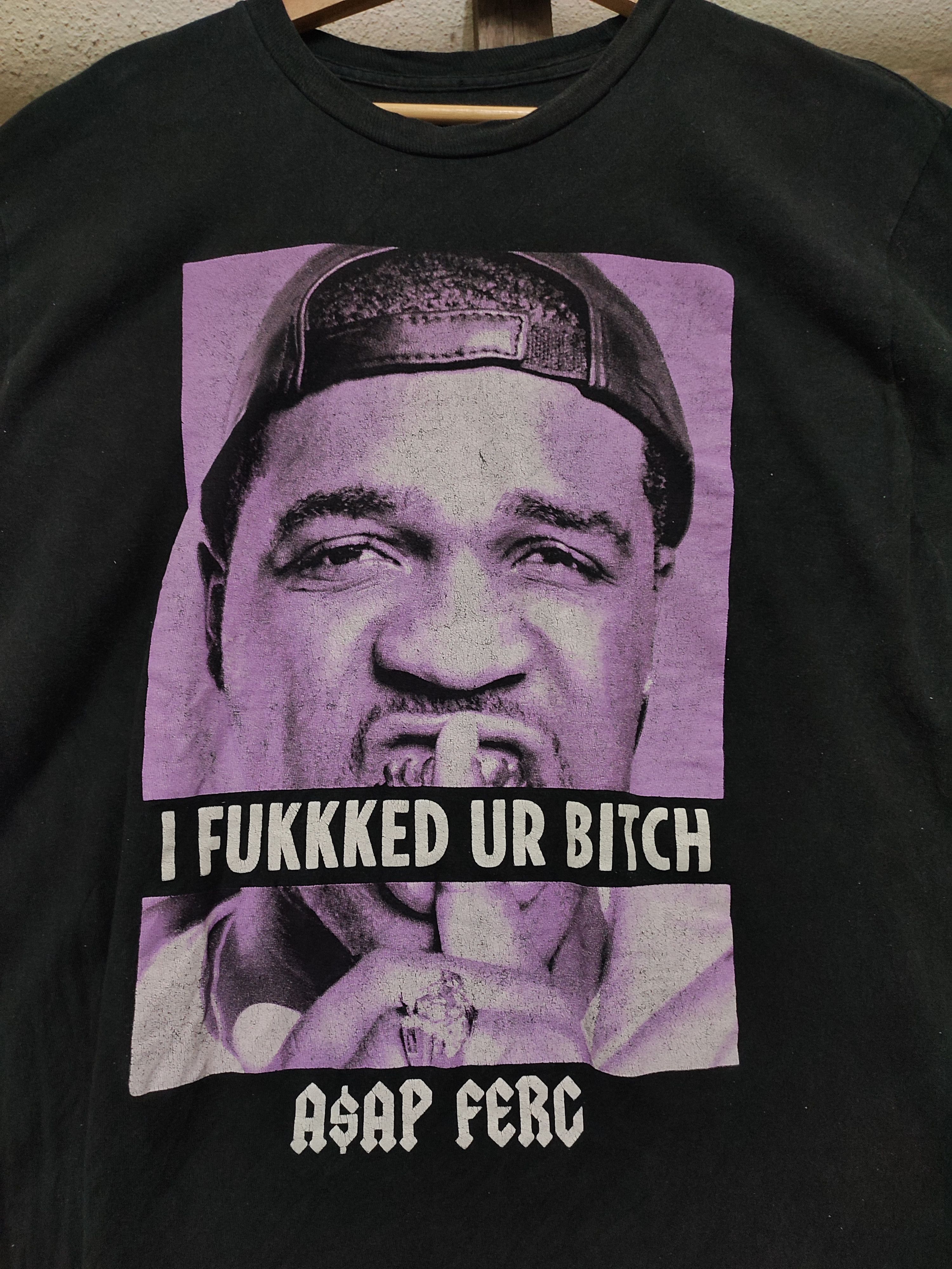 A$AP Rocky 💥Binding💥 Crazy Vintage Asap Rocky i Fuckked ur Bitch Tees Size US L / EU 52-54 / 3 - 6 Thumbnail