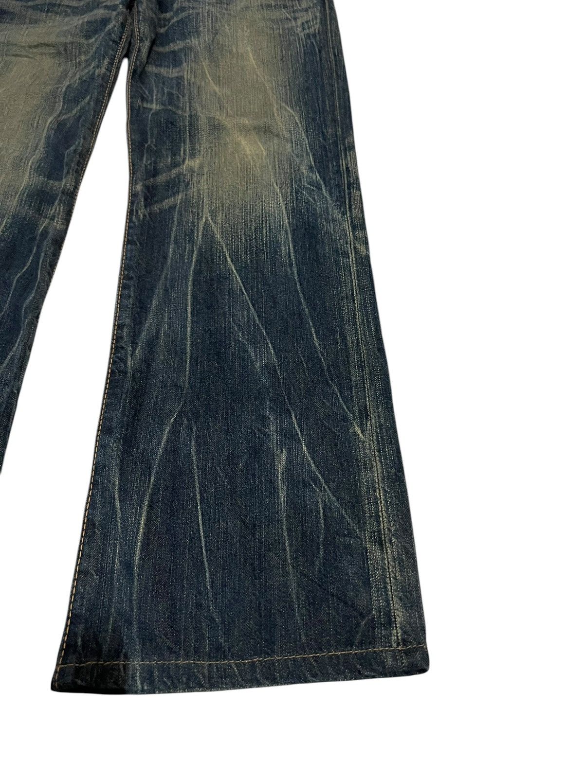 Edwin Flare Jean Vintage Edwin Blue Trip Tokyo Japan Mud Wash Jean Size US 28 / EU 44 - 5 Thumbnail