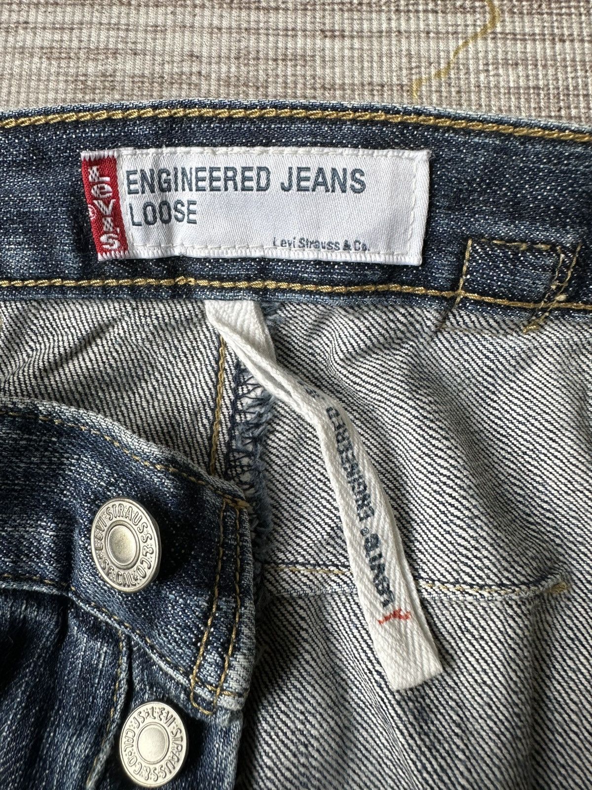 Levi's Vintage Clothing Levi’s Engineered Jeans Loose Distressed Denim Size US 30 / EU 46 - 20 Thumbnail