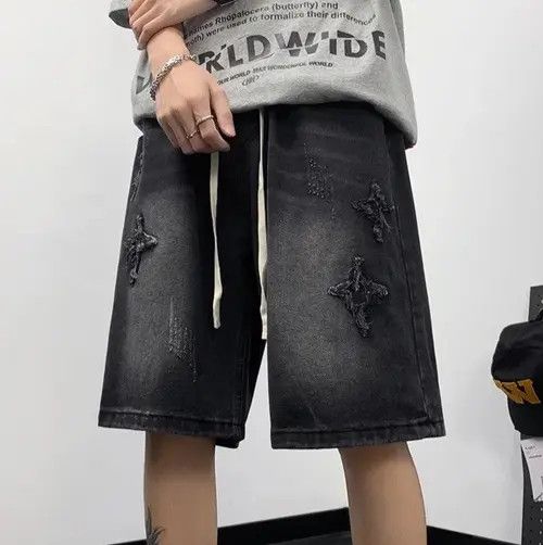 Japanese Brand Kimijima x Etou Distressed Shorts y2k Size US 34 / EU 50 - 3 Thumbnail