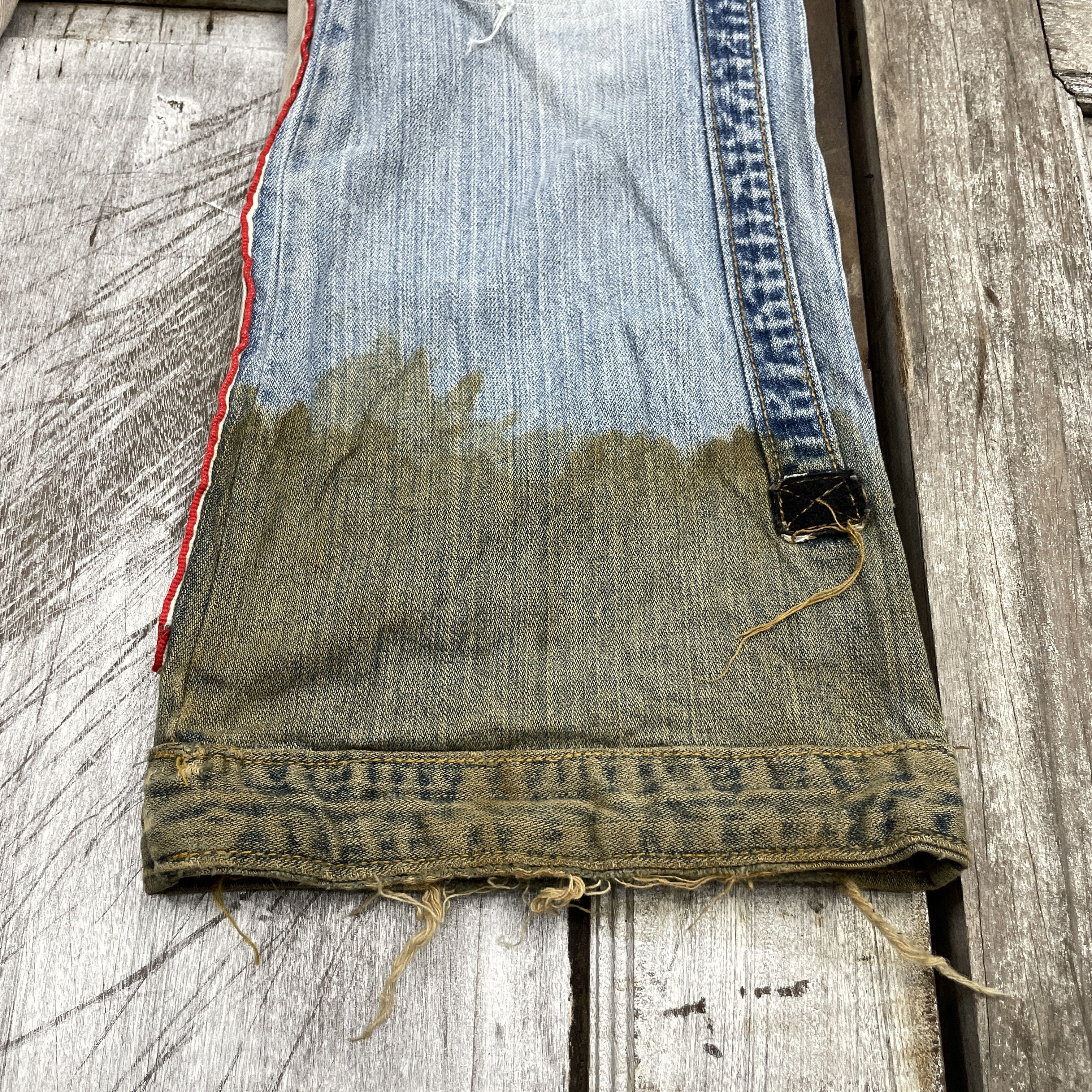 Designer × Vintage Japanese Brand Custom Distressed Bootcut Like Kapital-wc305 Size 31" - 8 Thumbnail