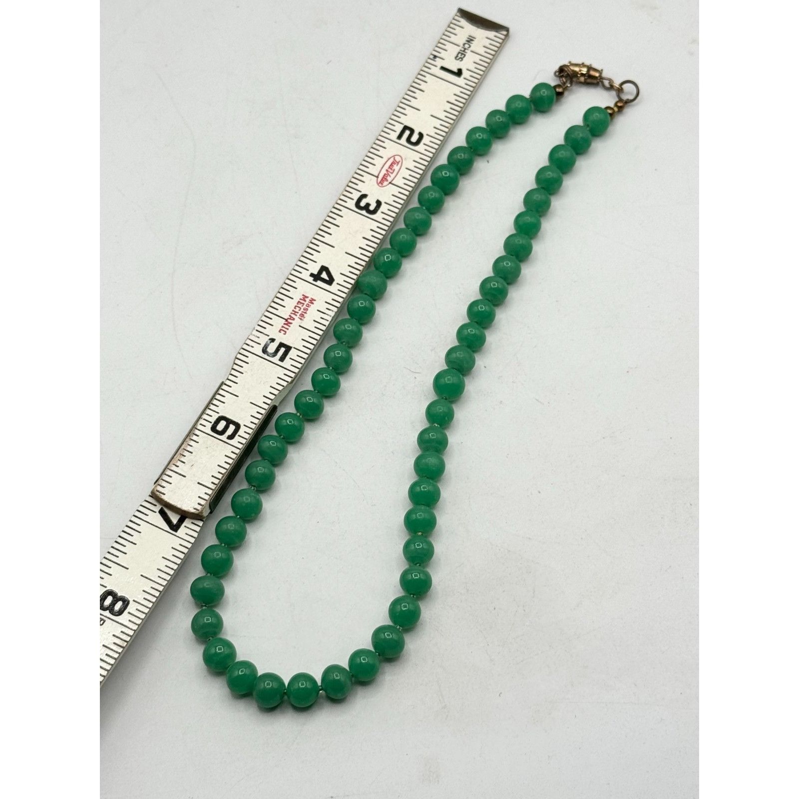 Vintage Vintage green stone beaded long necklace Size ONE SIZE - 3 Thumbnail