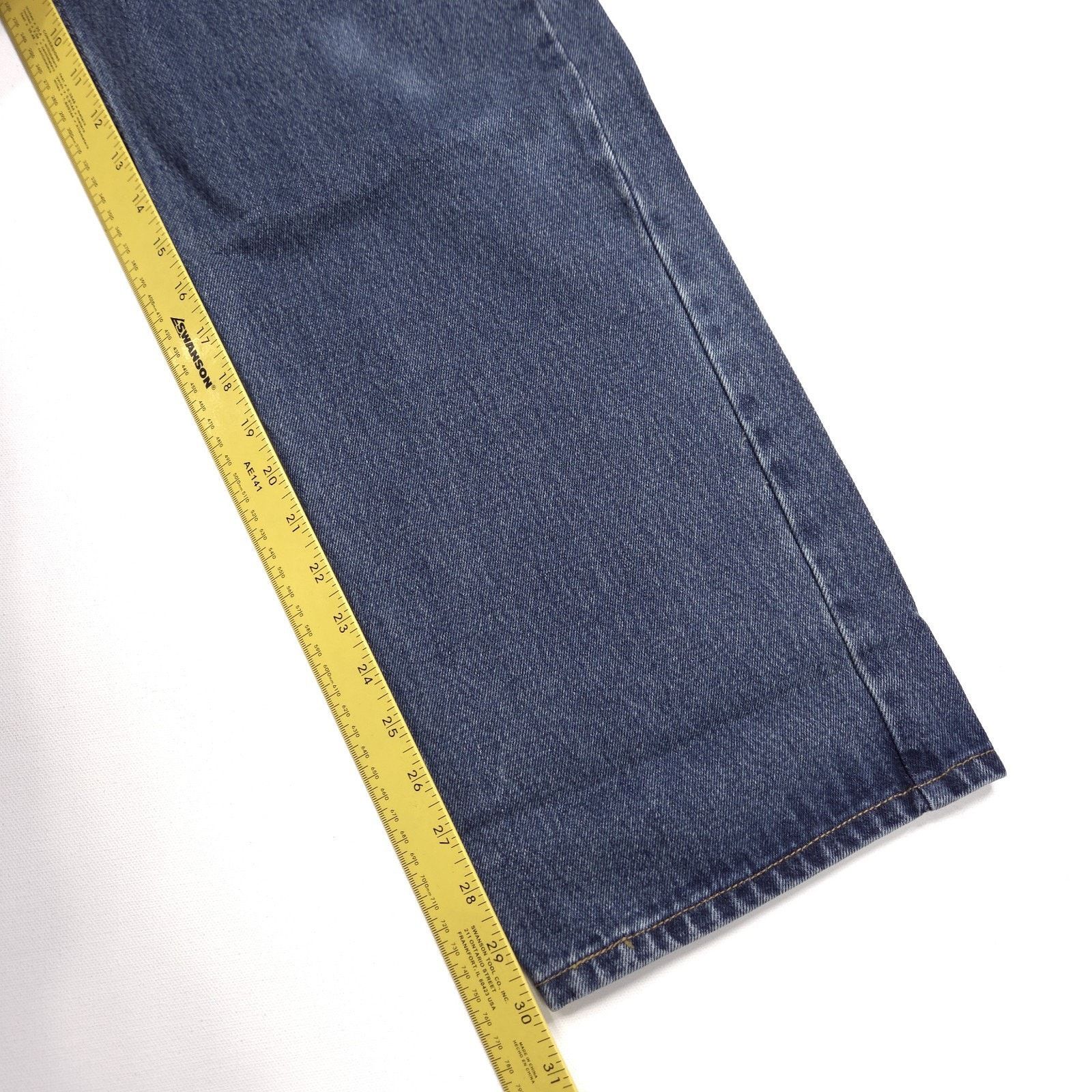 Levi's Vintage Levis 505 Jeans Mens 38x30 EUC Dark Blue Denim Retro Size US 38 / EU 54 - 6 Thumbnail