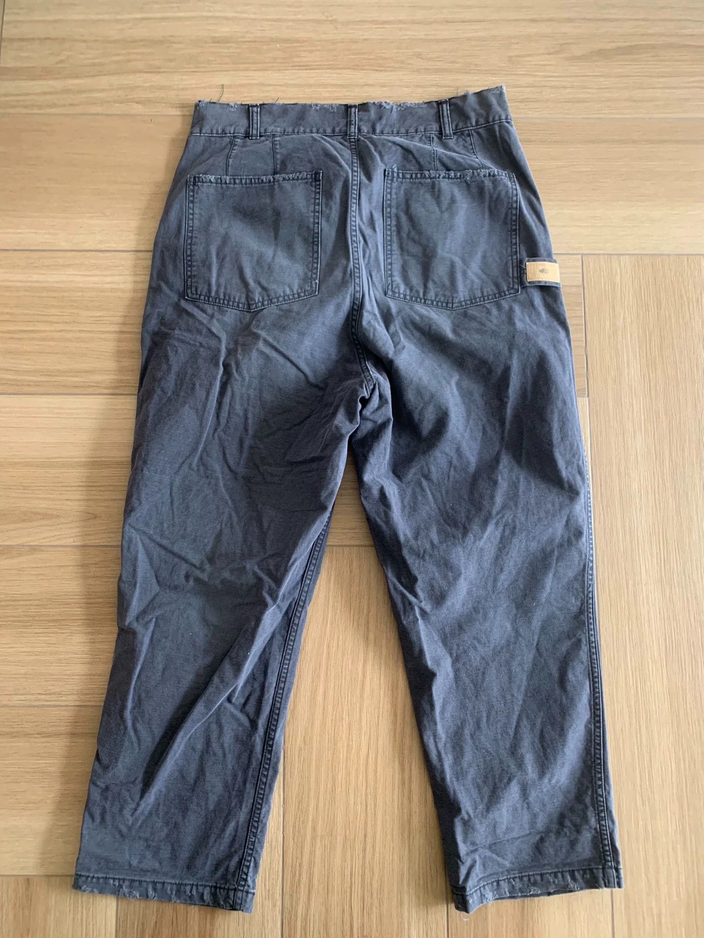 Madness MADNESS 22SS Japanese Slashed Washed Chino Pants L Near New Size US 34 / EU 50 - 2 Thumbnail