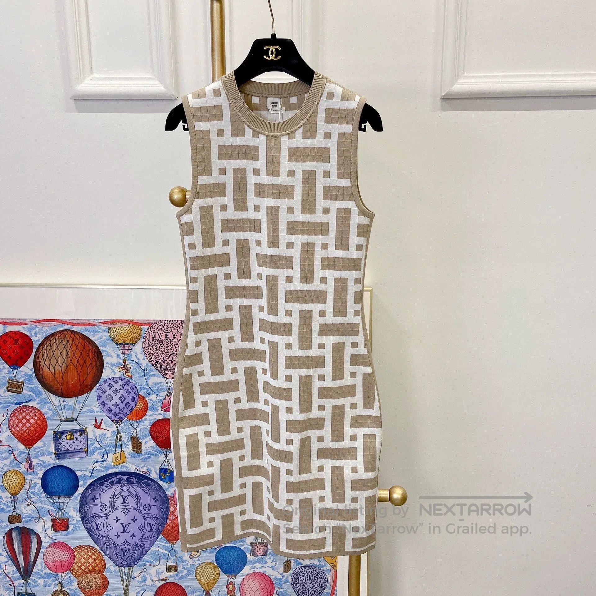 Hermes Knit Dress Size 36.