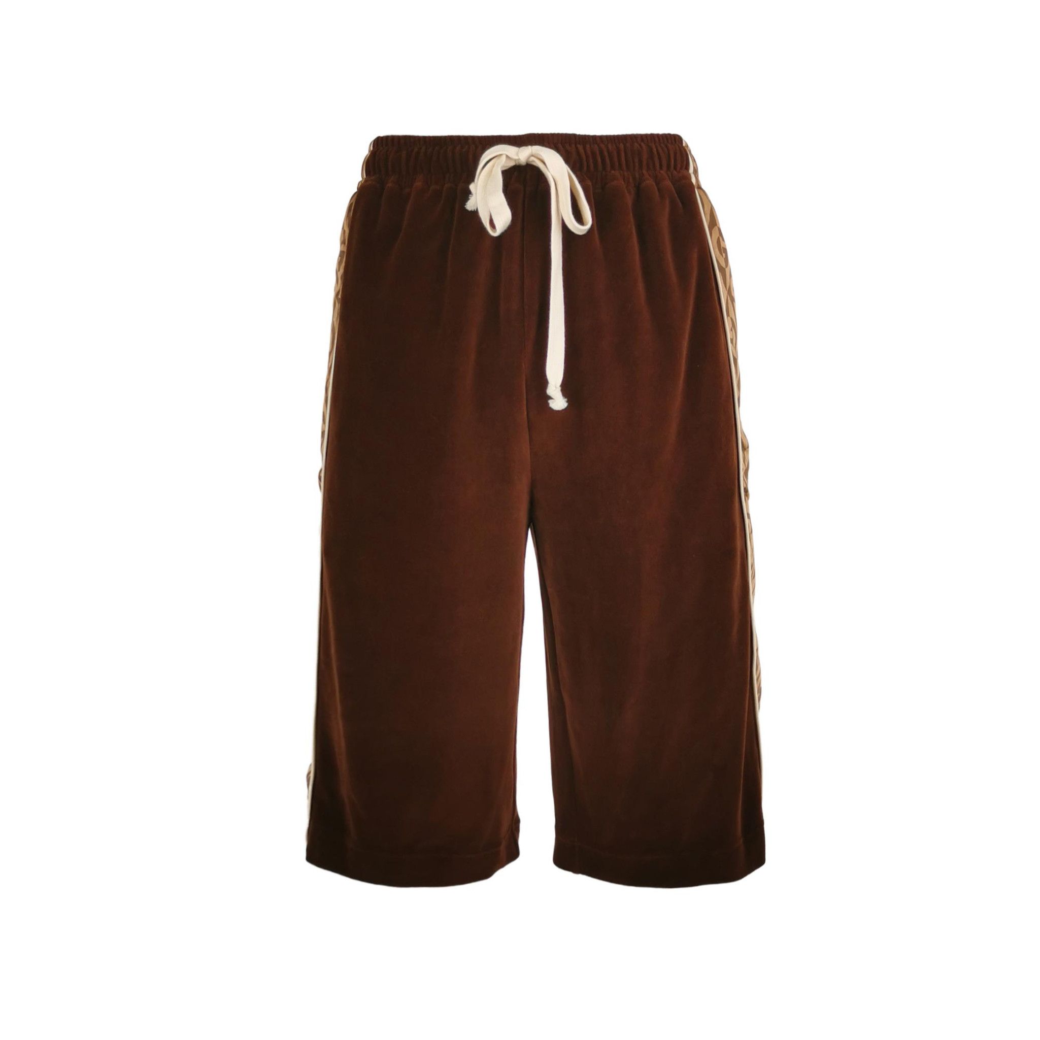 Gucci Gucci Monogram Side Panel Velvet Shorts XL Size US 36 / EU 52 - 1 Thumbnail